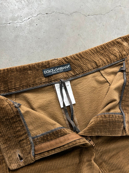 Dolce & Gabbana Corduroy Cargos