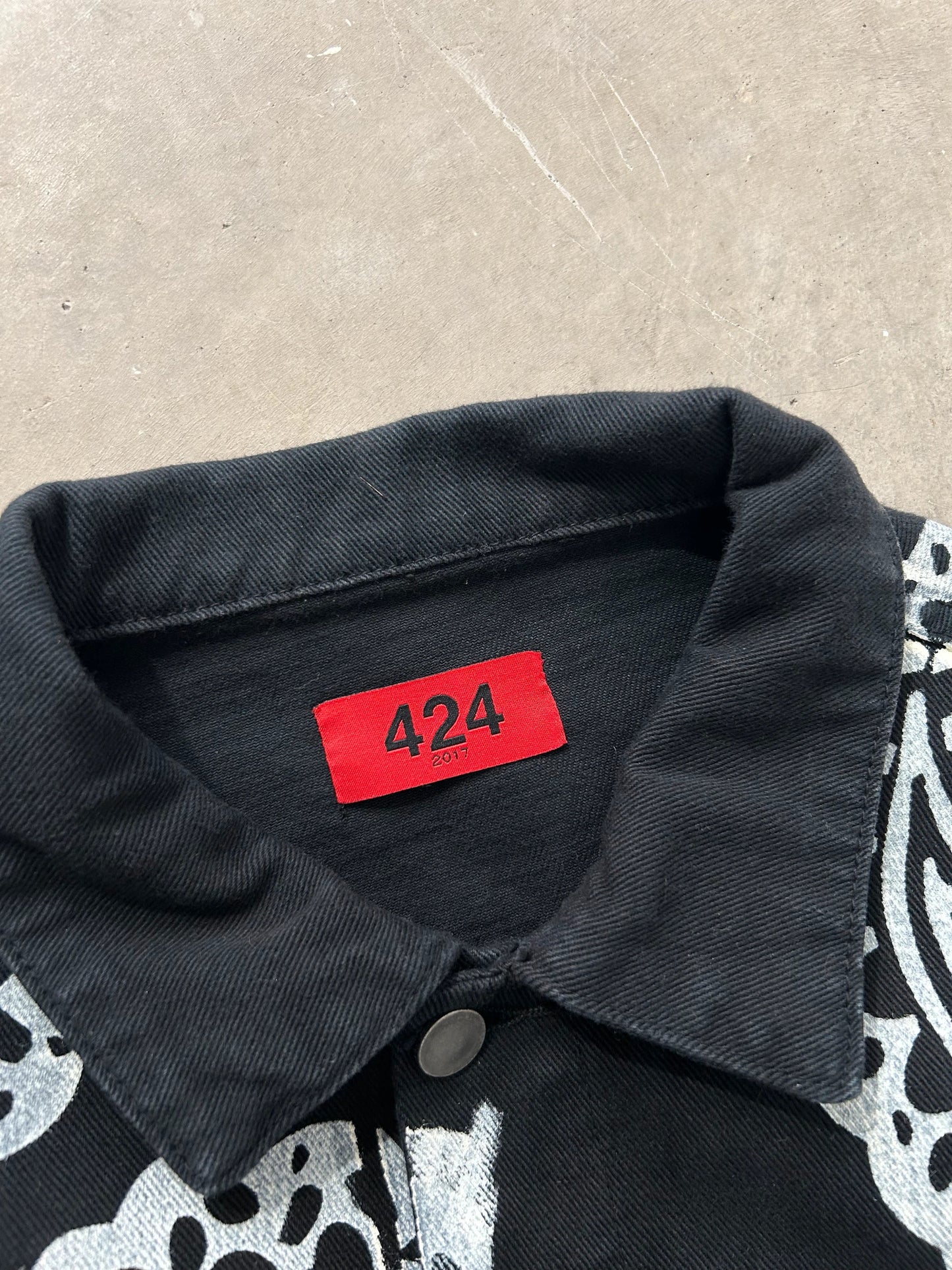 424 Bandana Denim Jacket