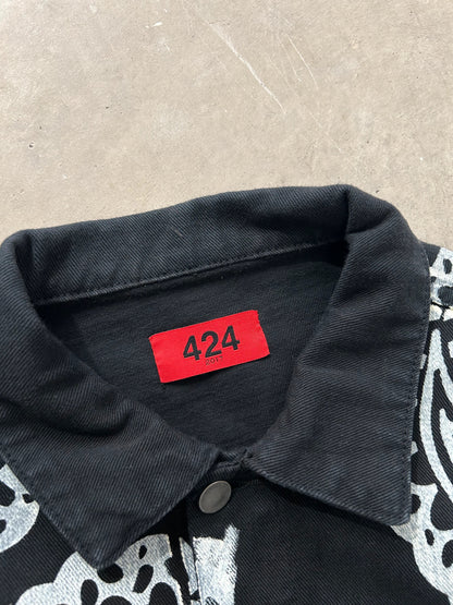 424 Bandana Denim Jacket