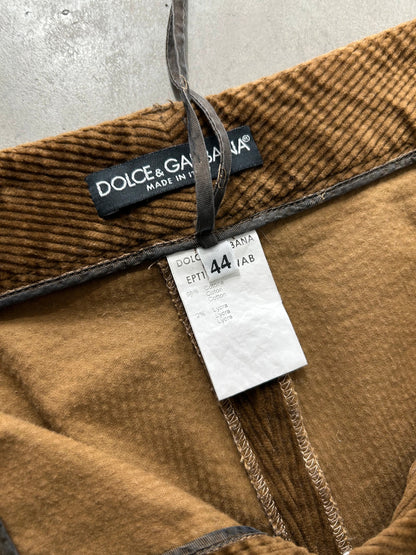 Dolce & Gabbana Corduroy Cargos
