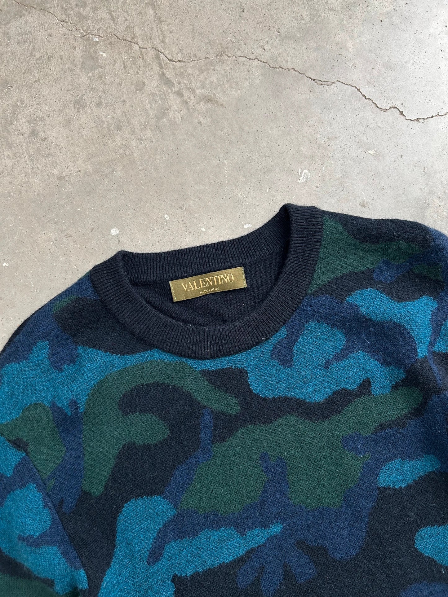 Valentino Camo Sweatshirt