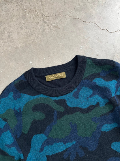 Valentino Camo Sweatshirt
