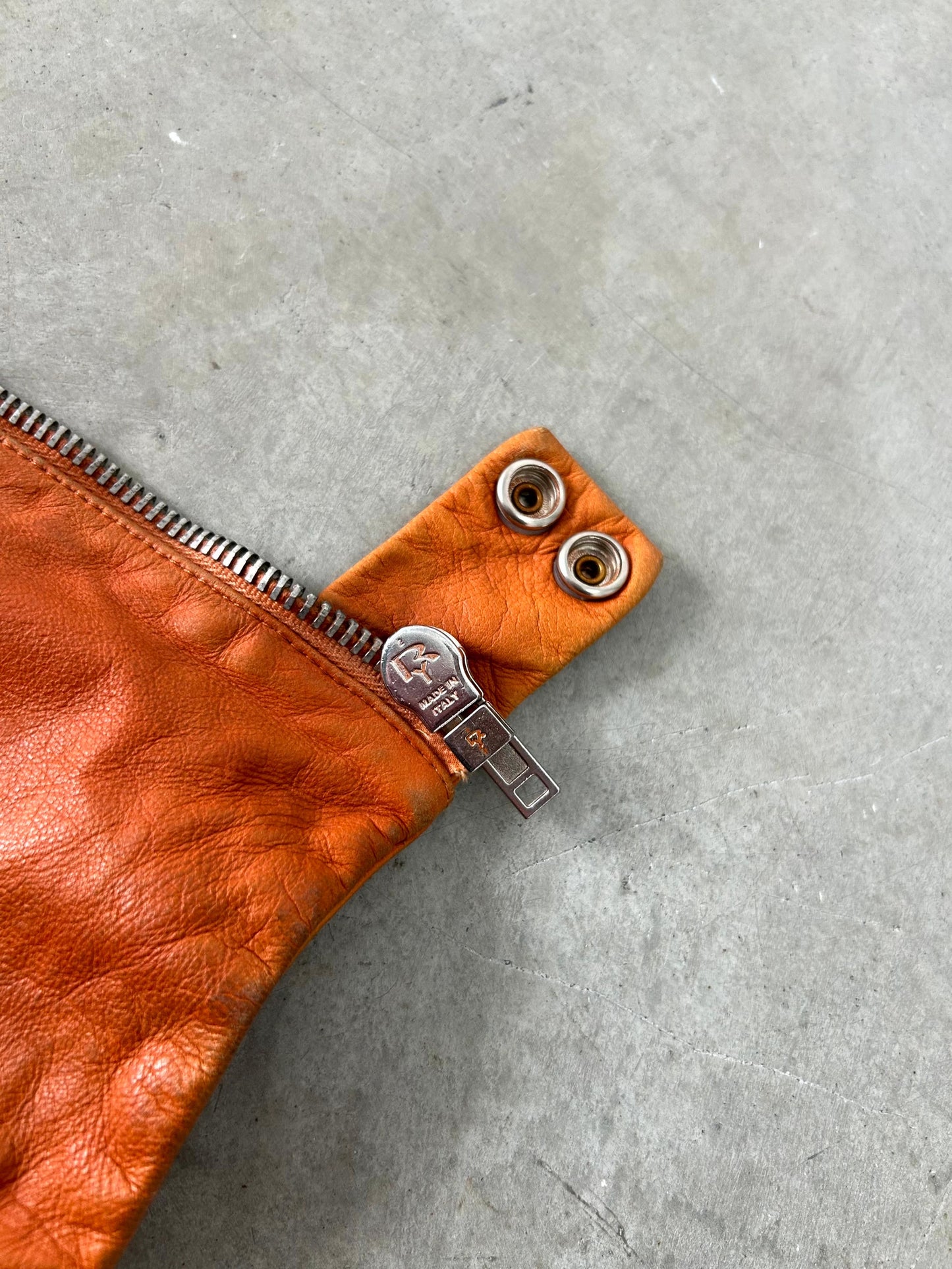 Rick Owens SS05 Scorpio Bozo Cafe Leather Jacket