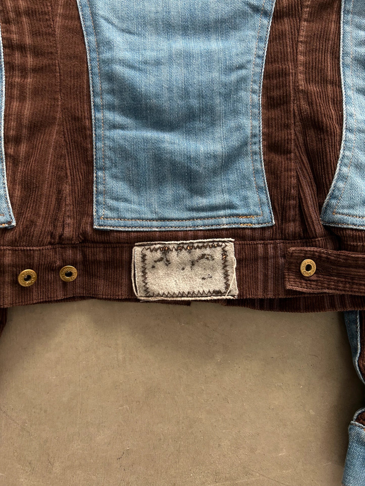 Dolce & Gabbana Denim & Corduroy Jacket