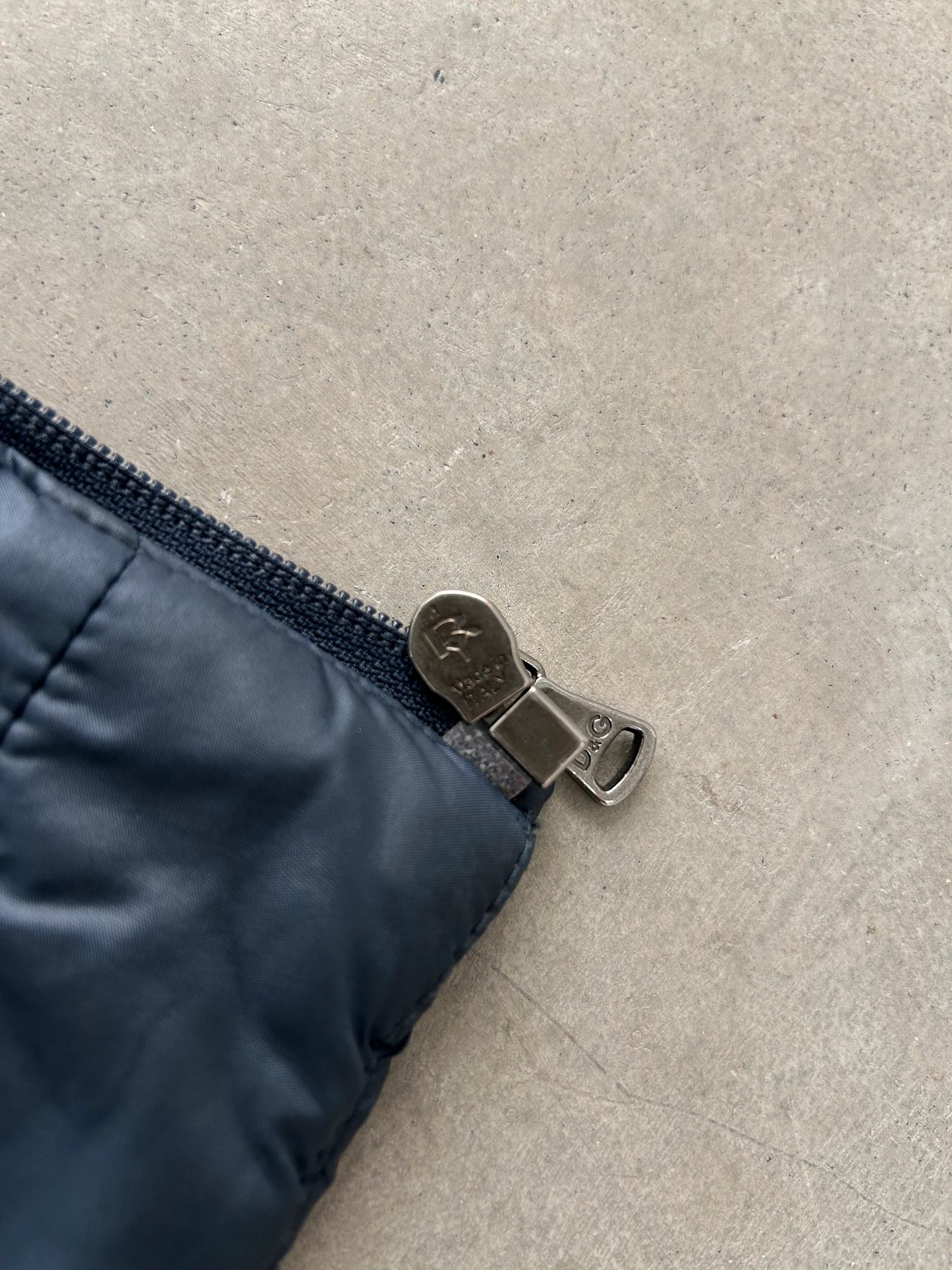 Dolce & Gabbana 00's Multizipper Blue Jacket
