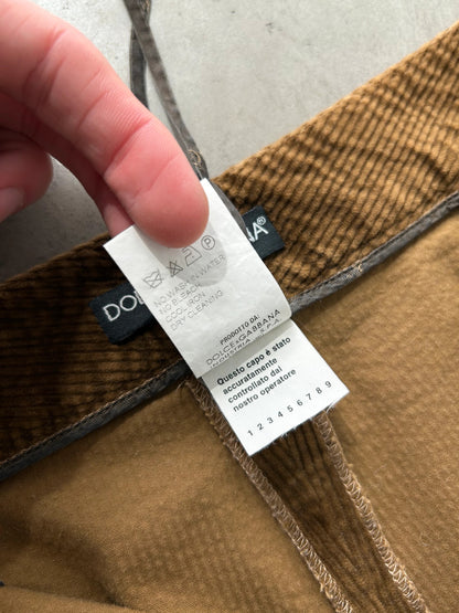 Dolce & Gabbana Corduroy Cargos