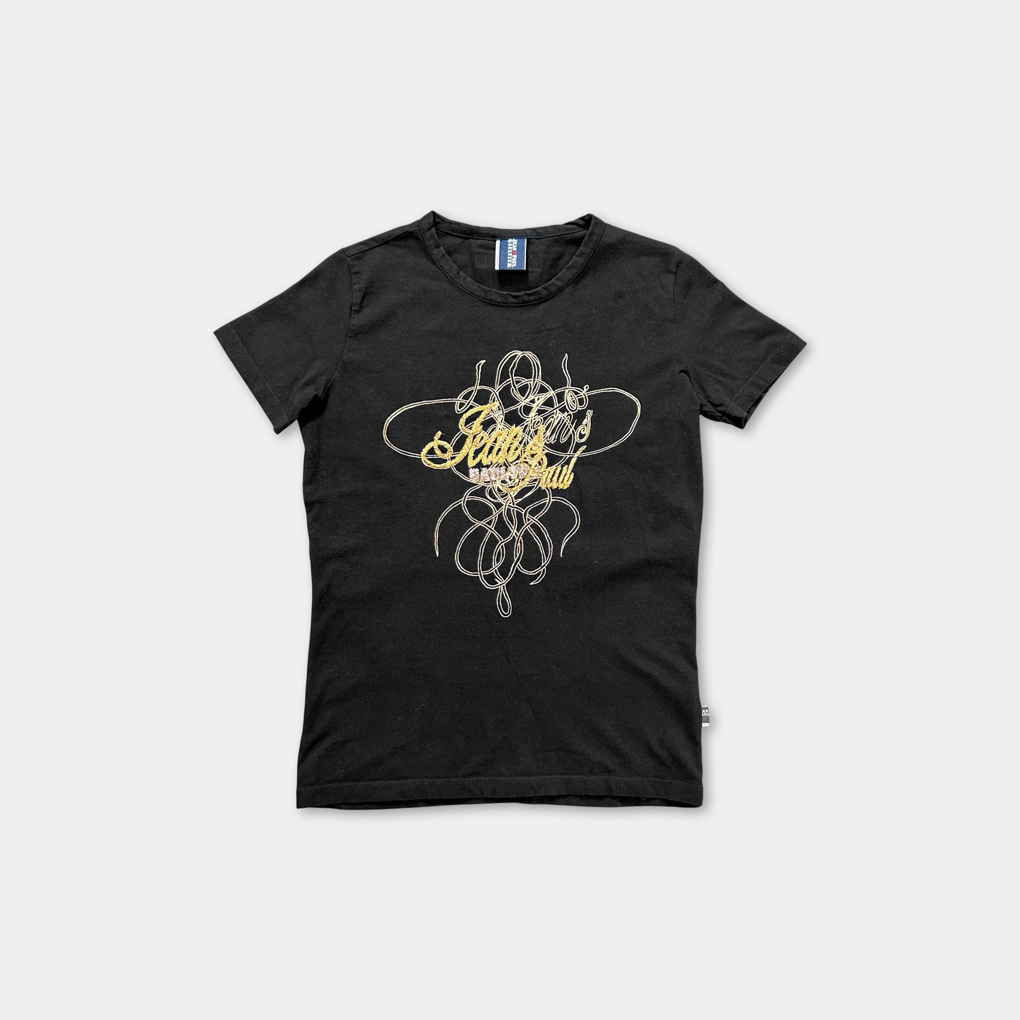 Jean Paul Gaultier Jean's Baby-Tee Gold Fantasy Print