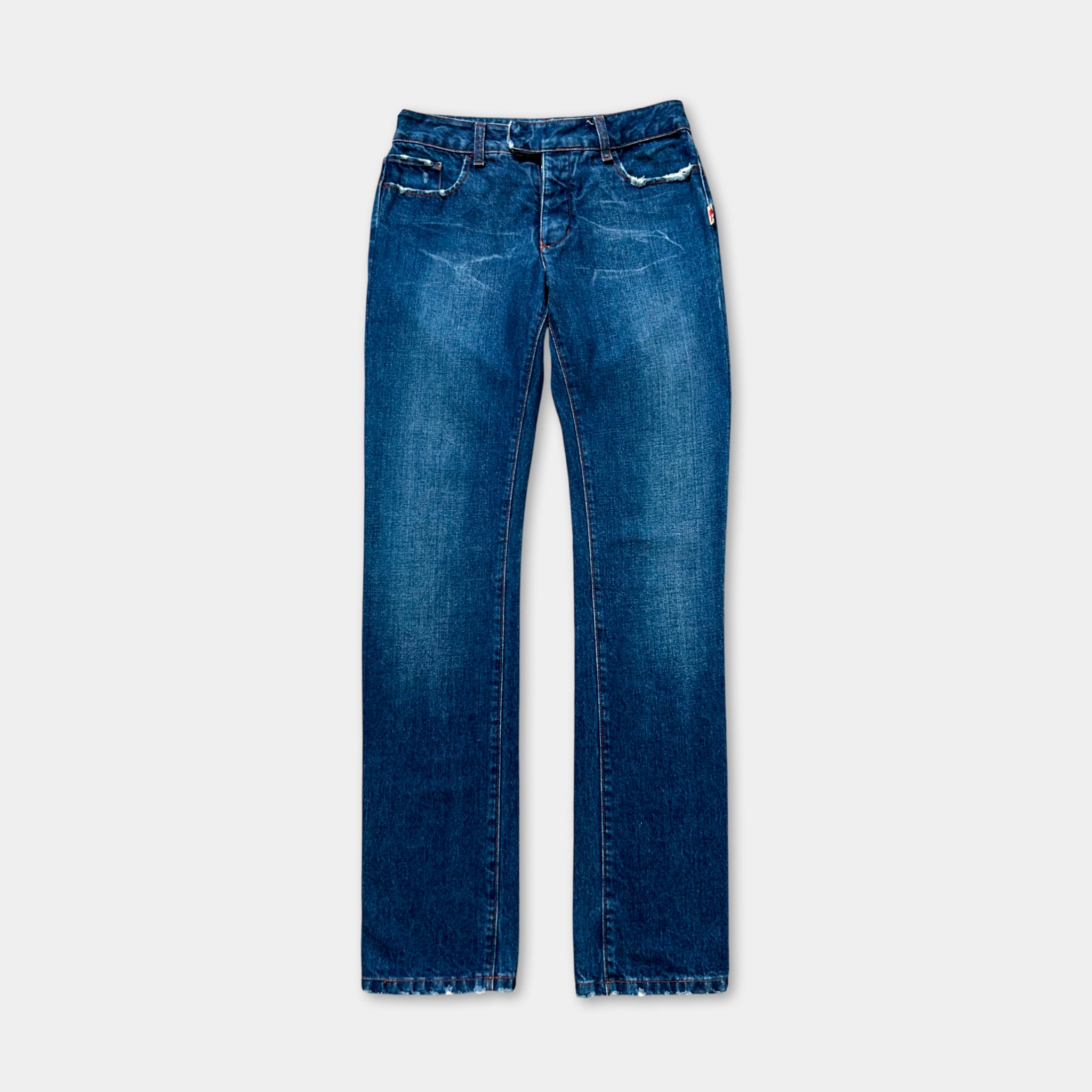 Jean Paul Gaultier Blue Classic Denim Jeans