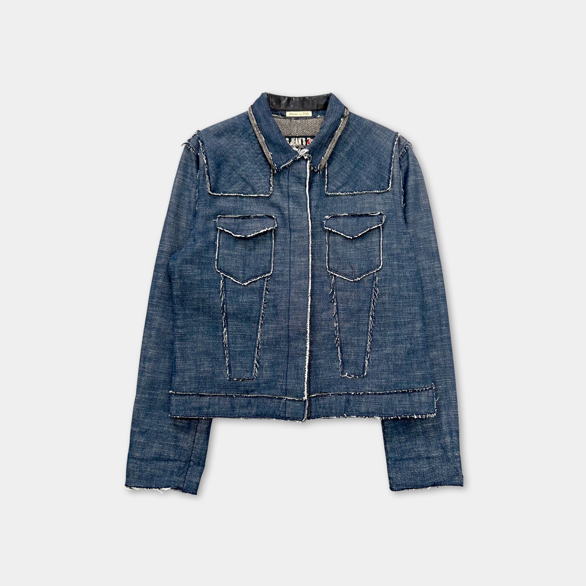 Jean Paul Gaultier 90's Denim Magnet Jacket