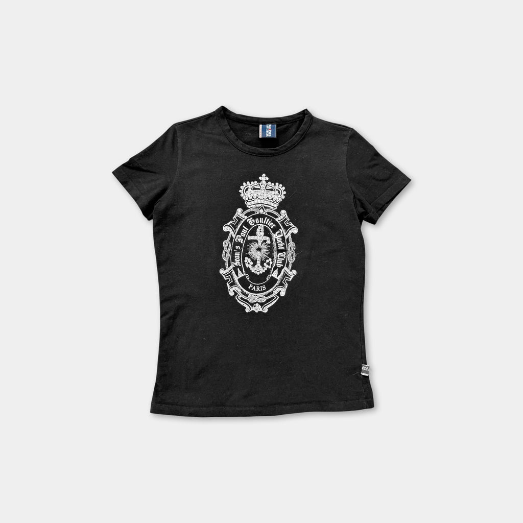 Jean Paul Gaultier Rhinestone Crest T-Shirt