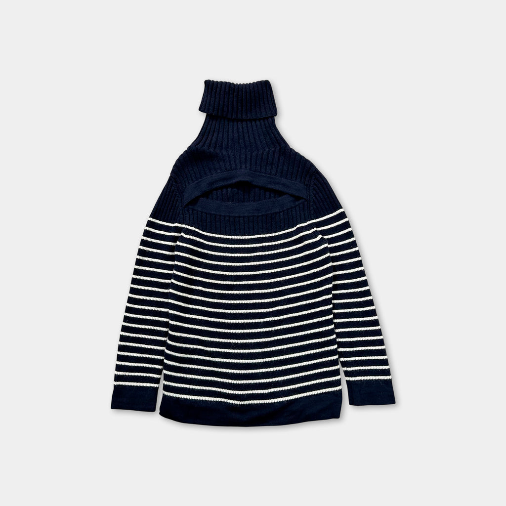 Jean Paul Gaultier Classic Striped Blue Sweater