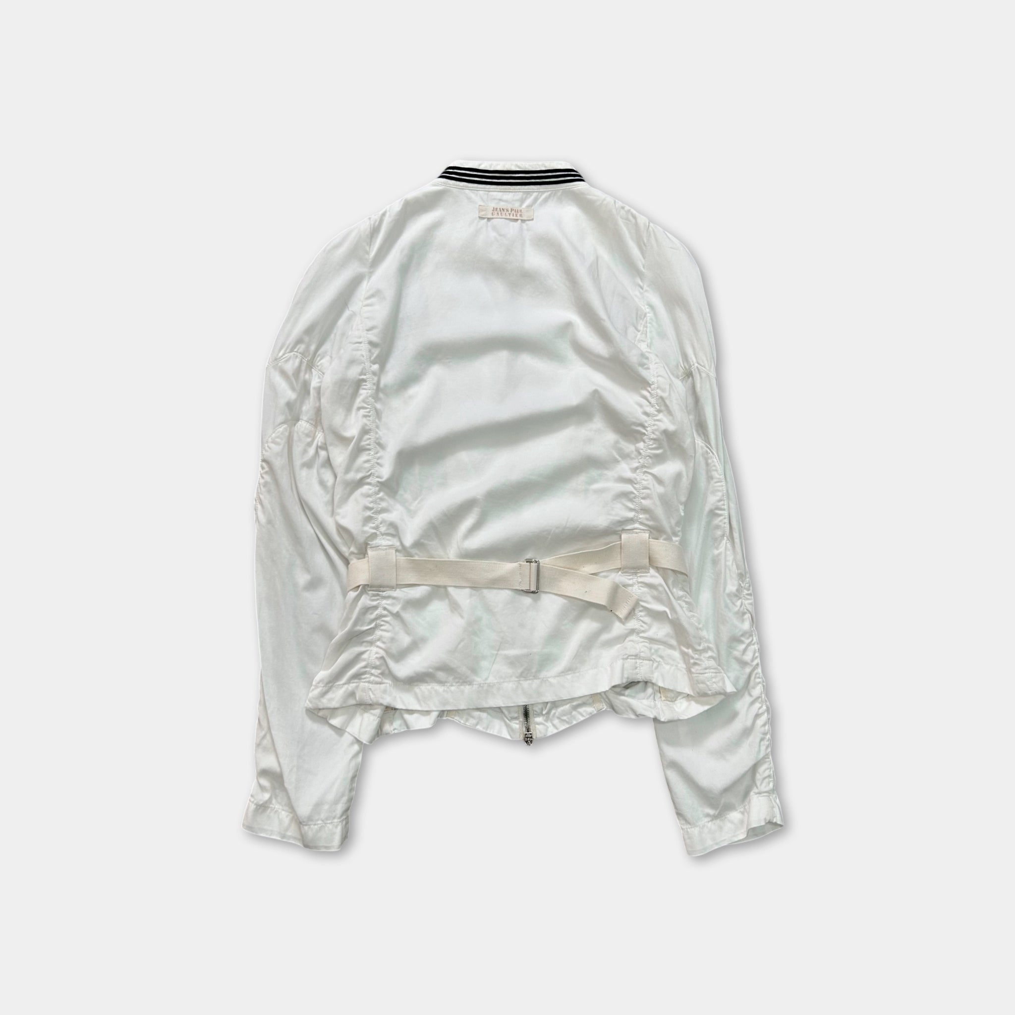 Jean Paul Gaultier Vintage White Technical Jacket
