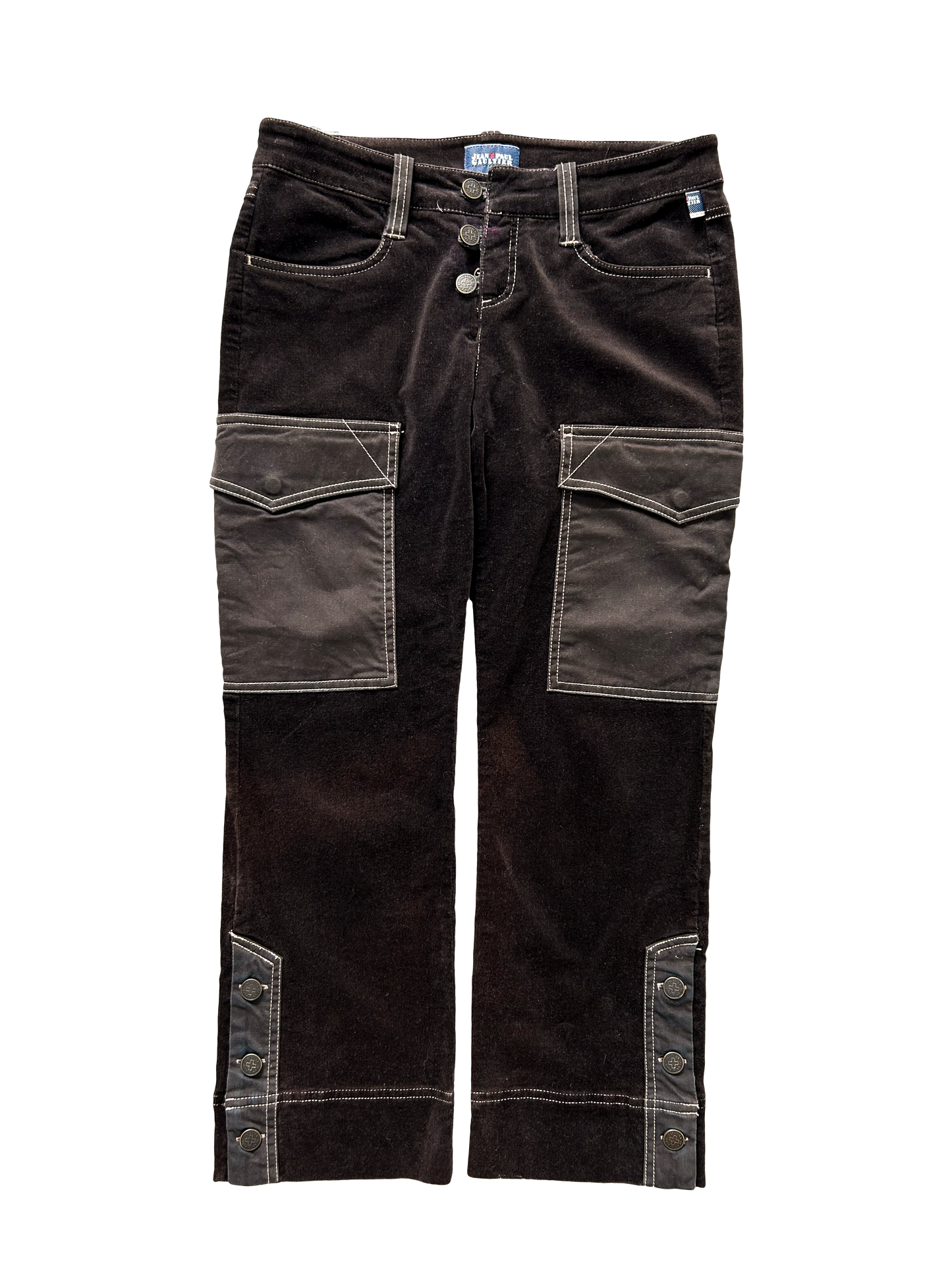 Jean Paul Gaultier Velour Cargo Pants