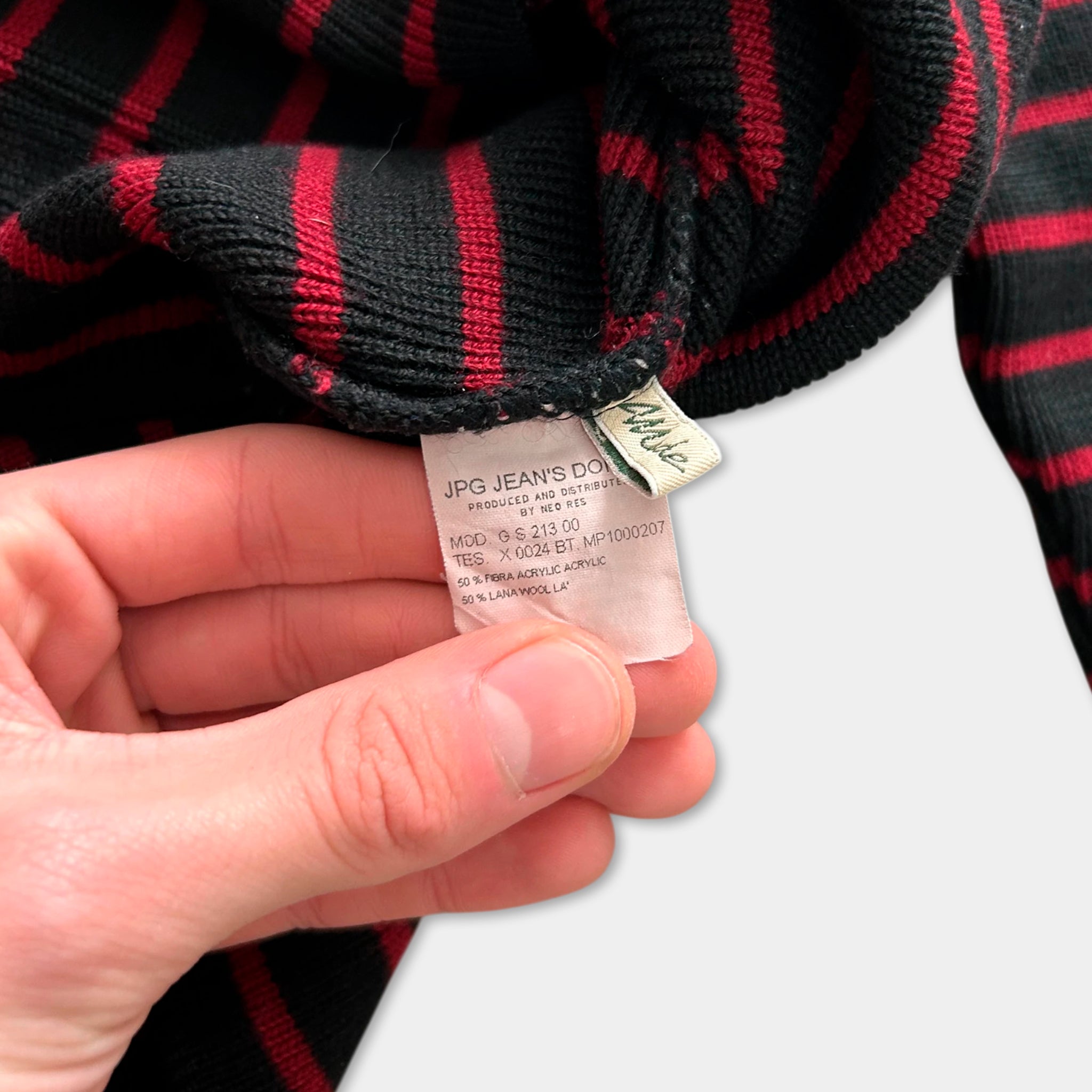 Jean Paul Gaultier Striped Turtleneck Jean Paul Gaultier