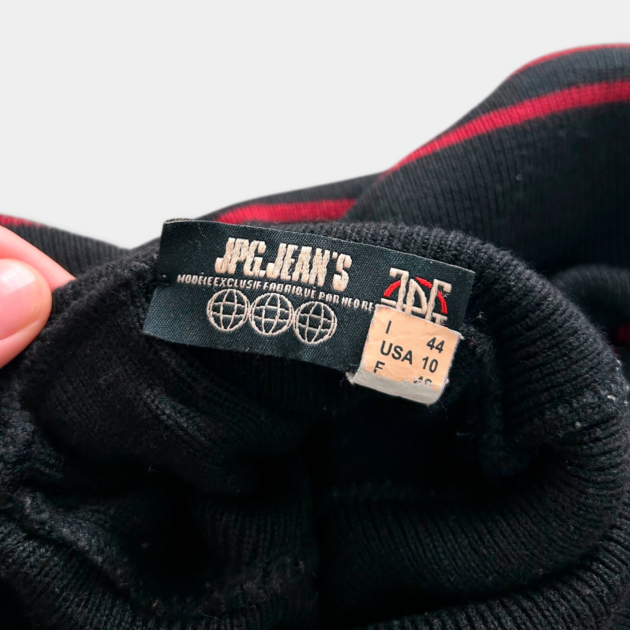 Jean Paul Gaultier Striped Turtleneck Jean Paul Gaultier