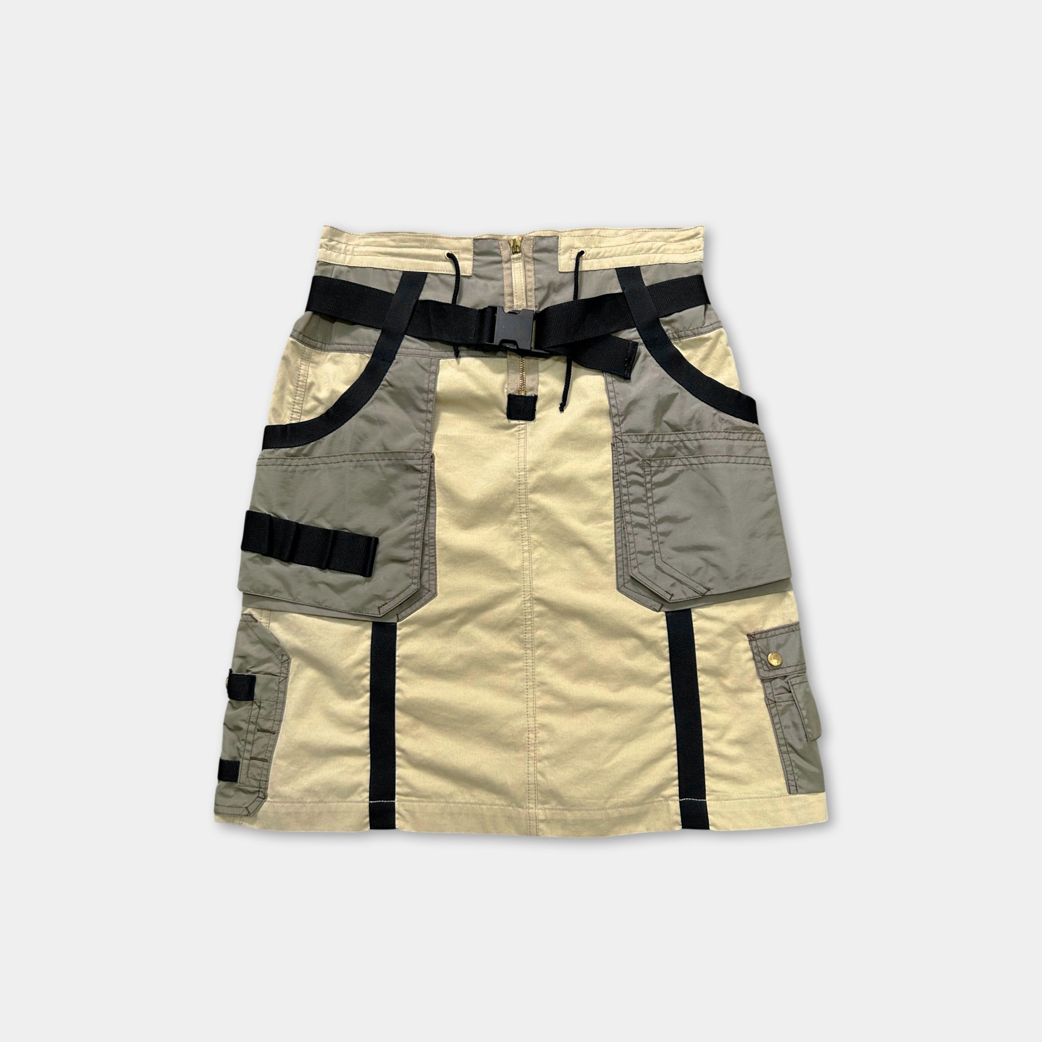 Jean Paul Gaultier 90's Bondage Parachute Cargo Skirt