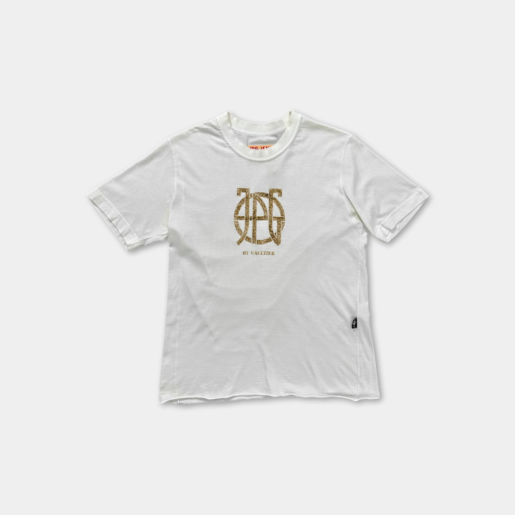 Jean Paul Gaultier Cropped Logo Tee