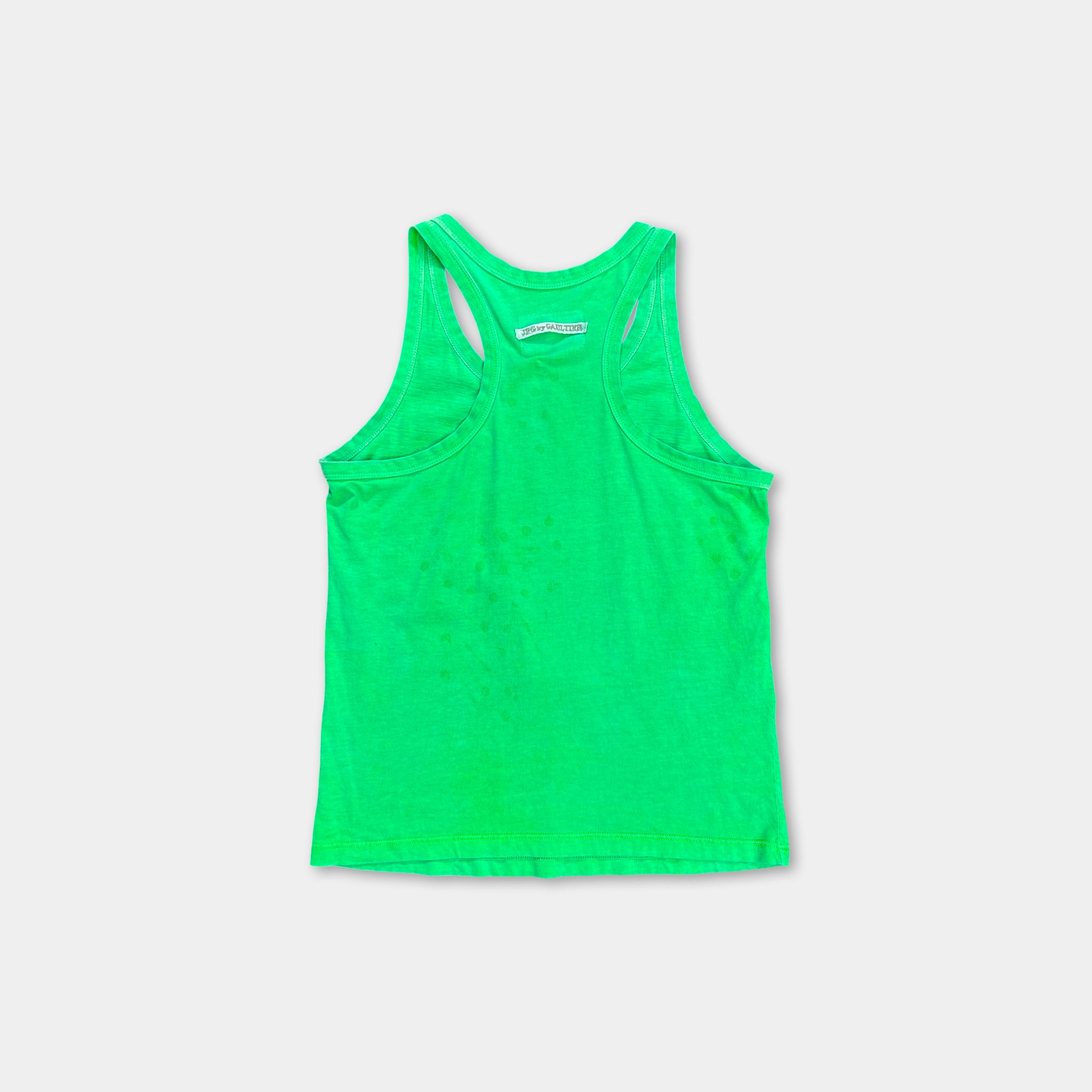 Jean Paul Gaultier Vintage Graphic Green Tanktop