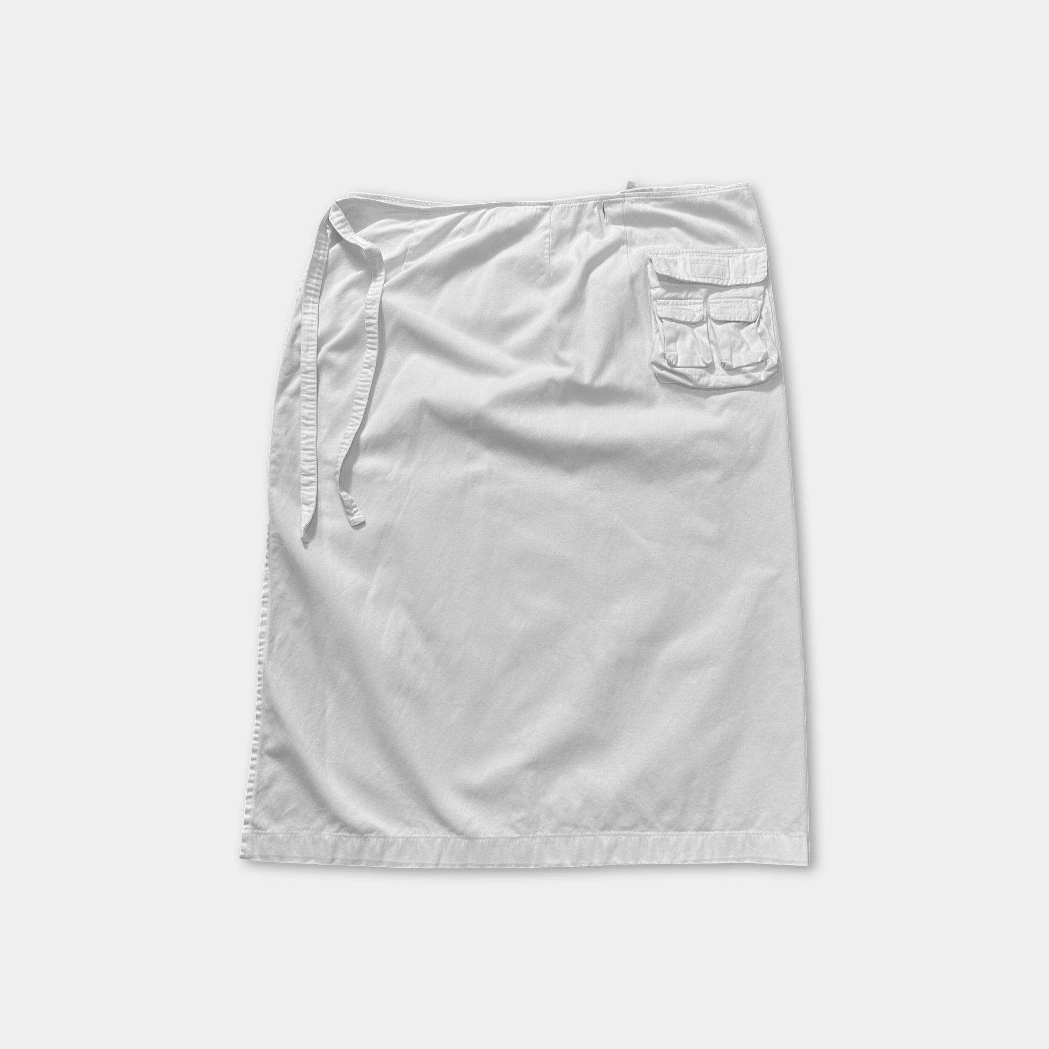 Jean Paul Gaultier 2000s Cargo White Skirt