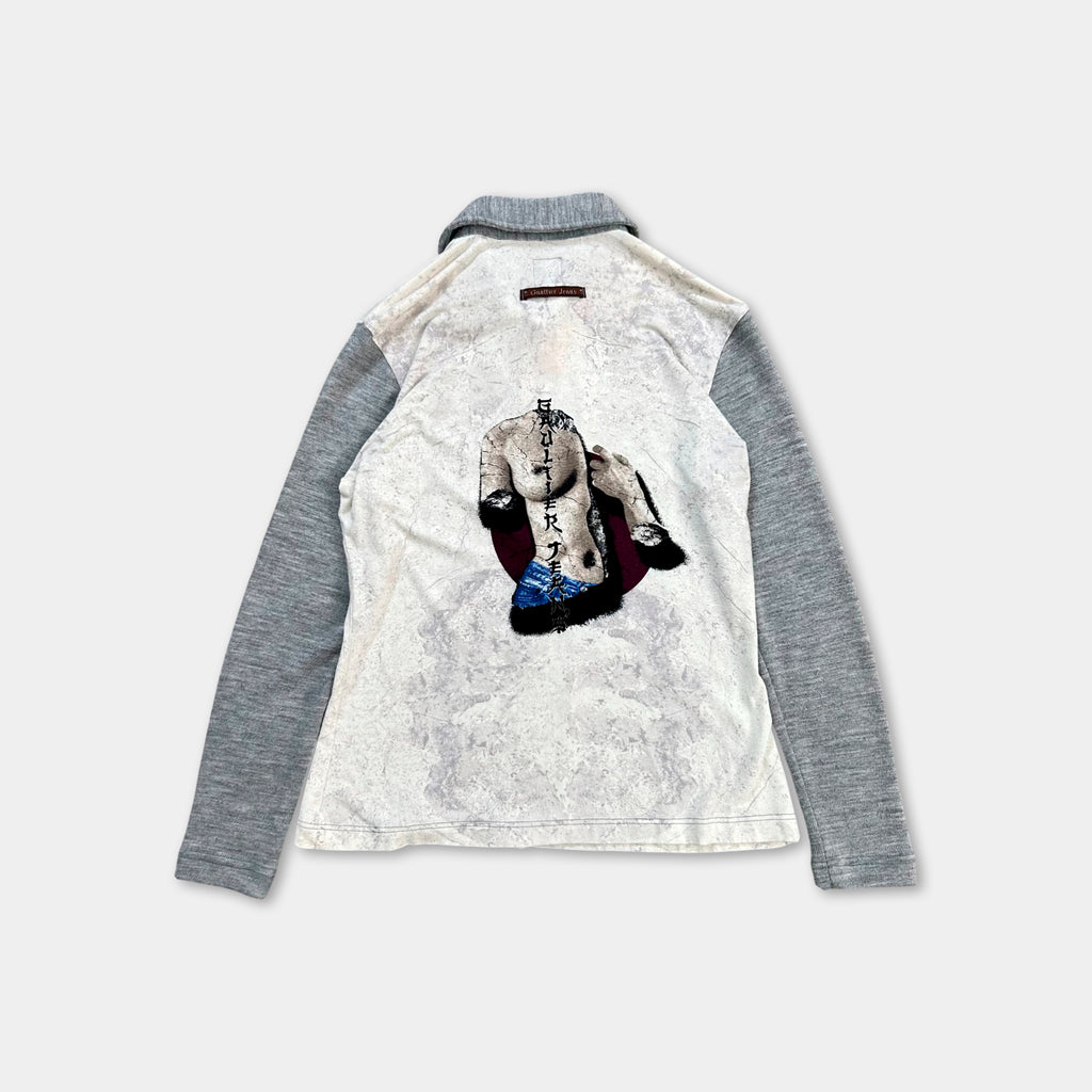 Jean Paul Gaultier Graphic Gray Shirt