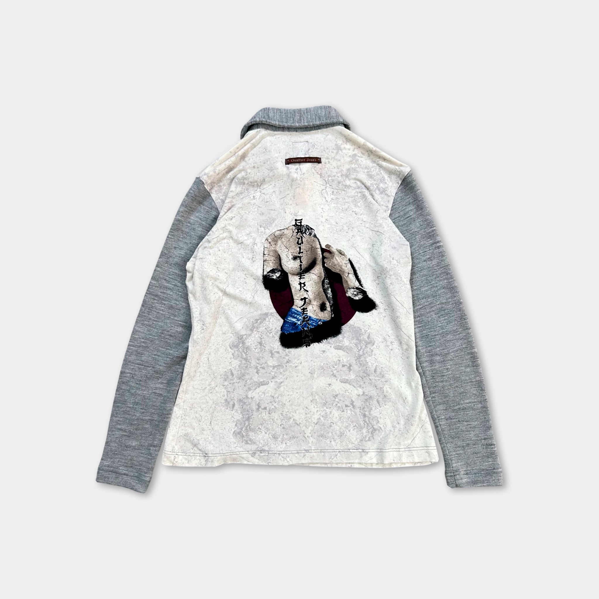Jean Paul Gaultier Graphic Gray Shirt