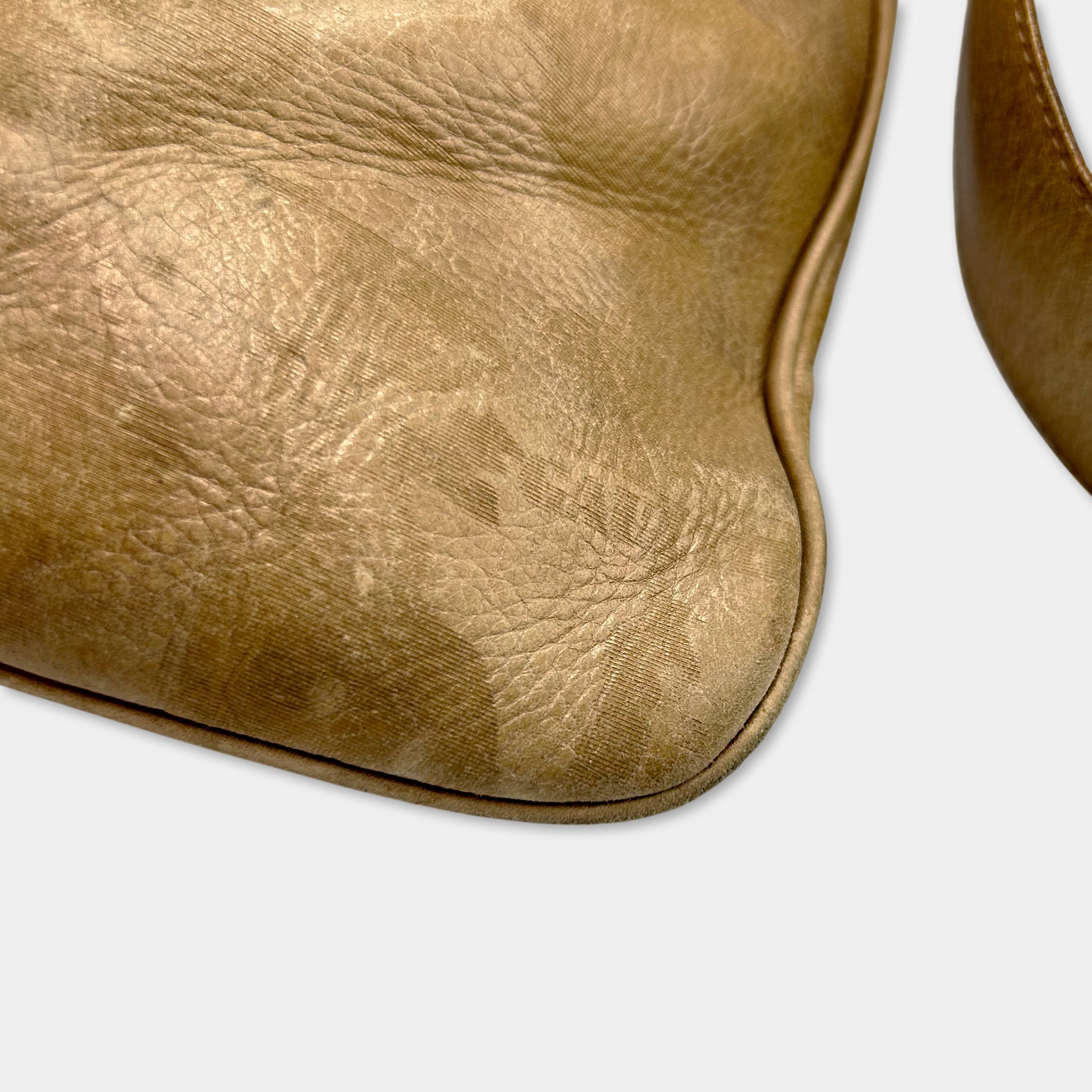 Jean Paul Gaultier 1995 Marlene Dietrich Gold Faces Crossbody Bag