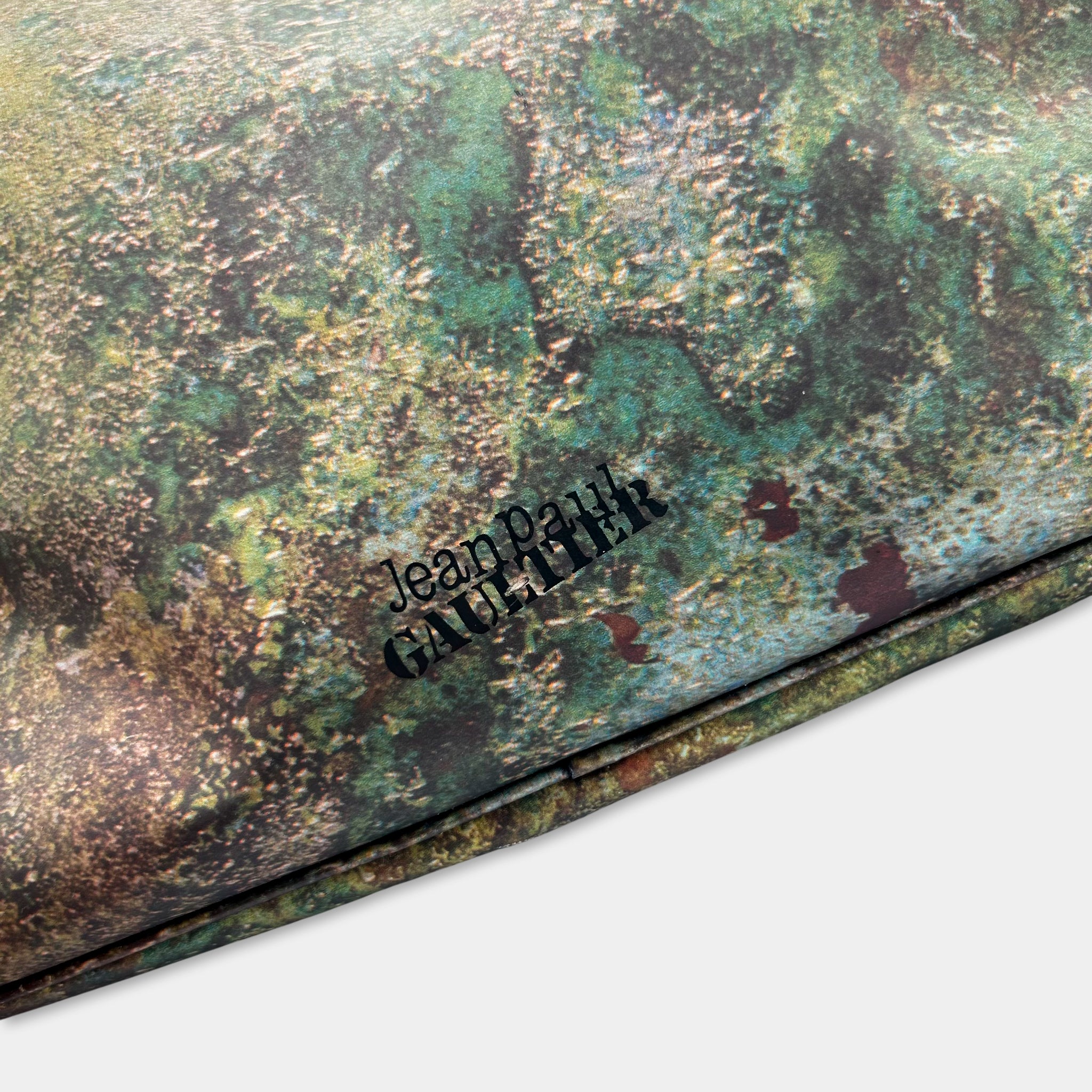 Jean Paul Gaultier 1990s CyberRust Print Medium Duffle Bag