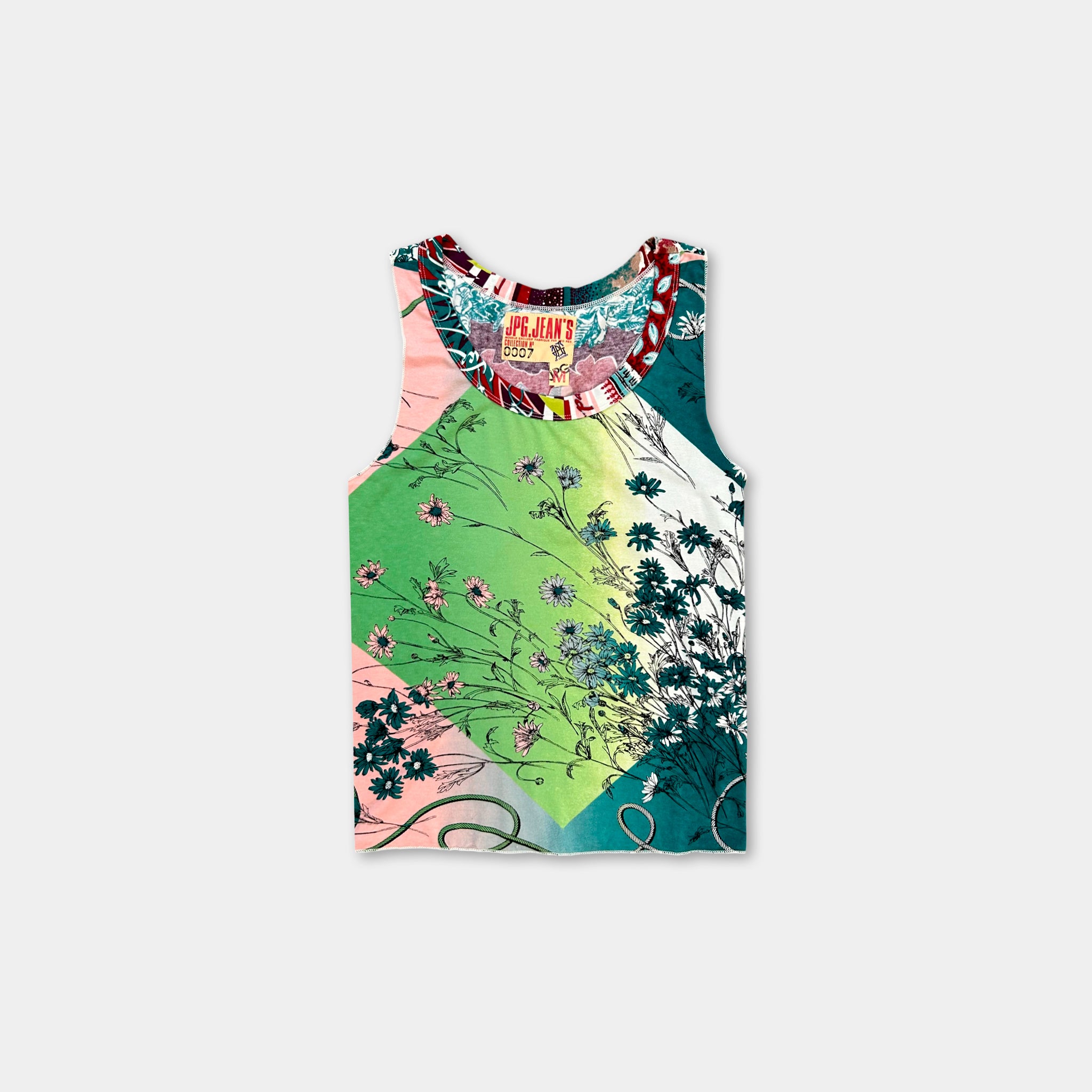 Jean Paul Gaultier Floral Floral Tank Top