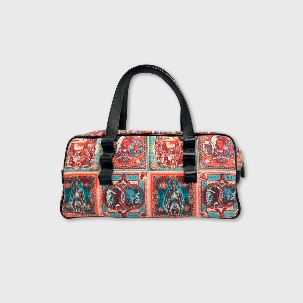 Jean Paul Gaultier 1996 Native Print Bag