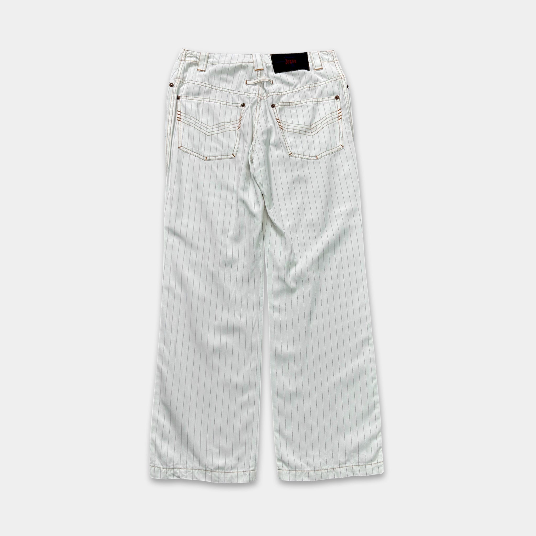 Jean Paul Gaultier Vintage White Striped Pants
