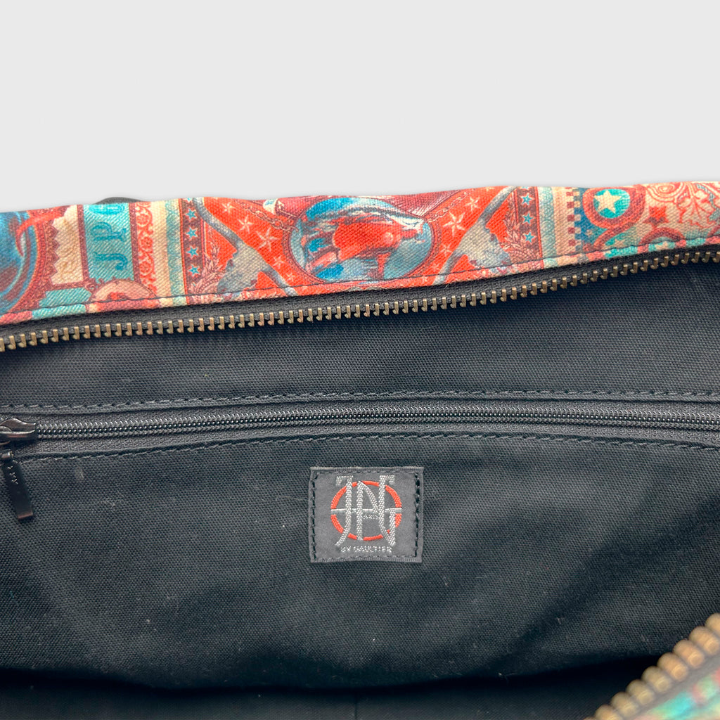 Jean Paul Gaultier 1996 Native Print Bag