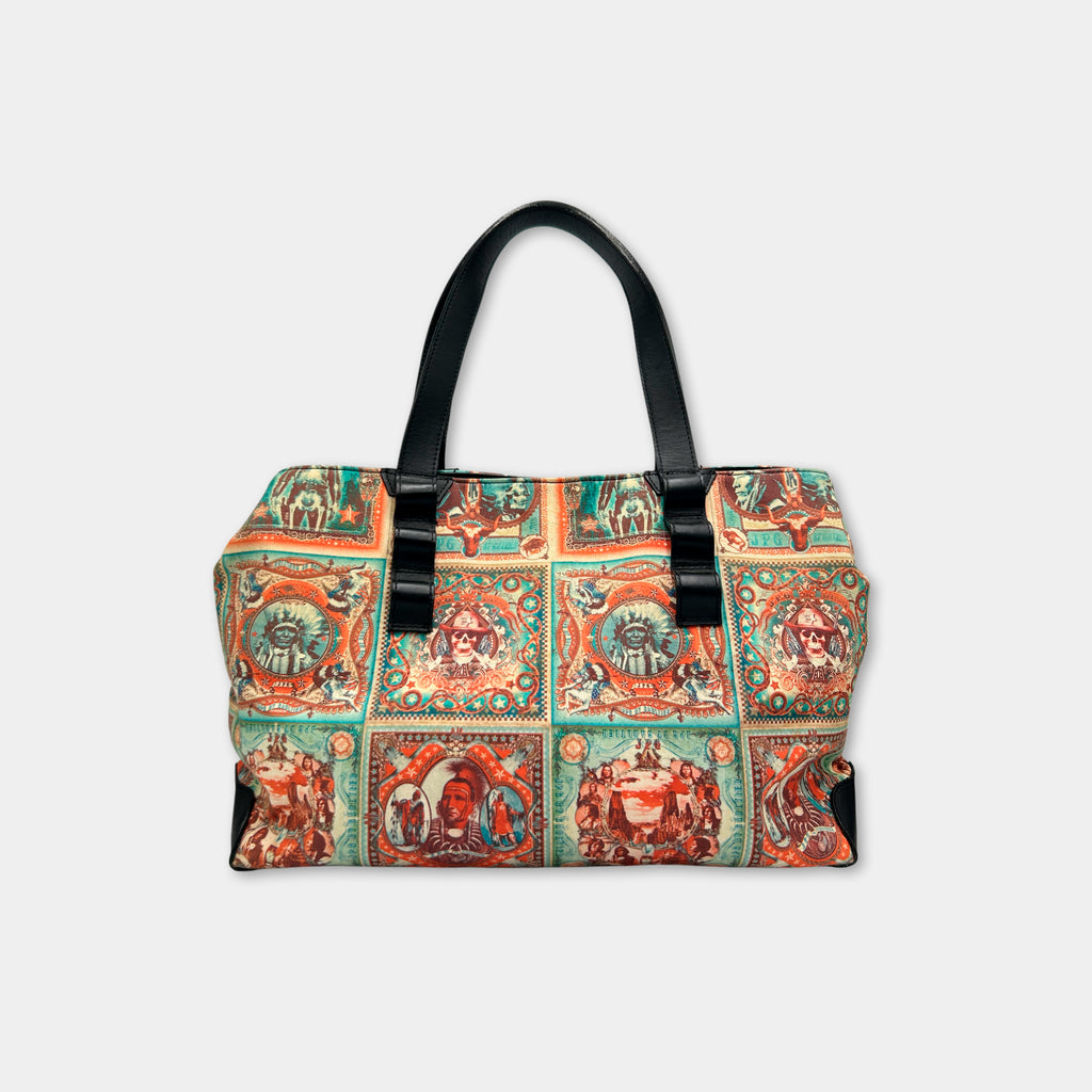 Jean Paul Gaultier 1996 Native Print Bag