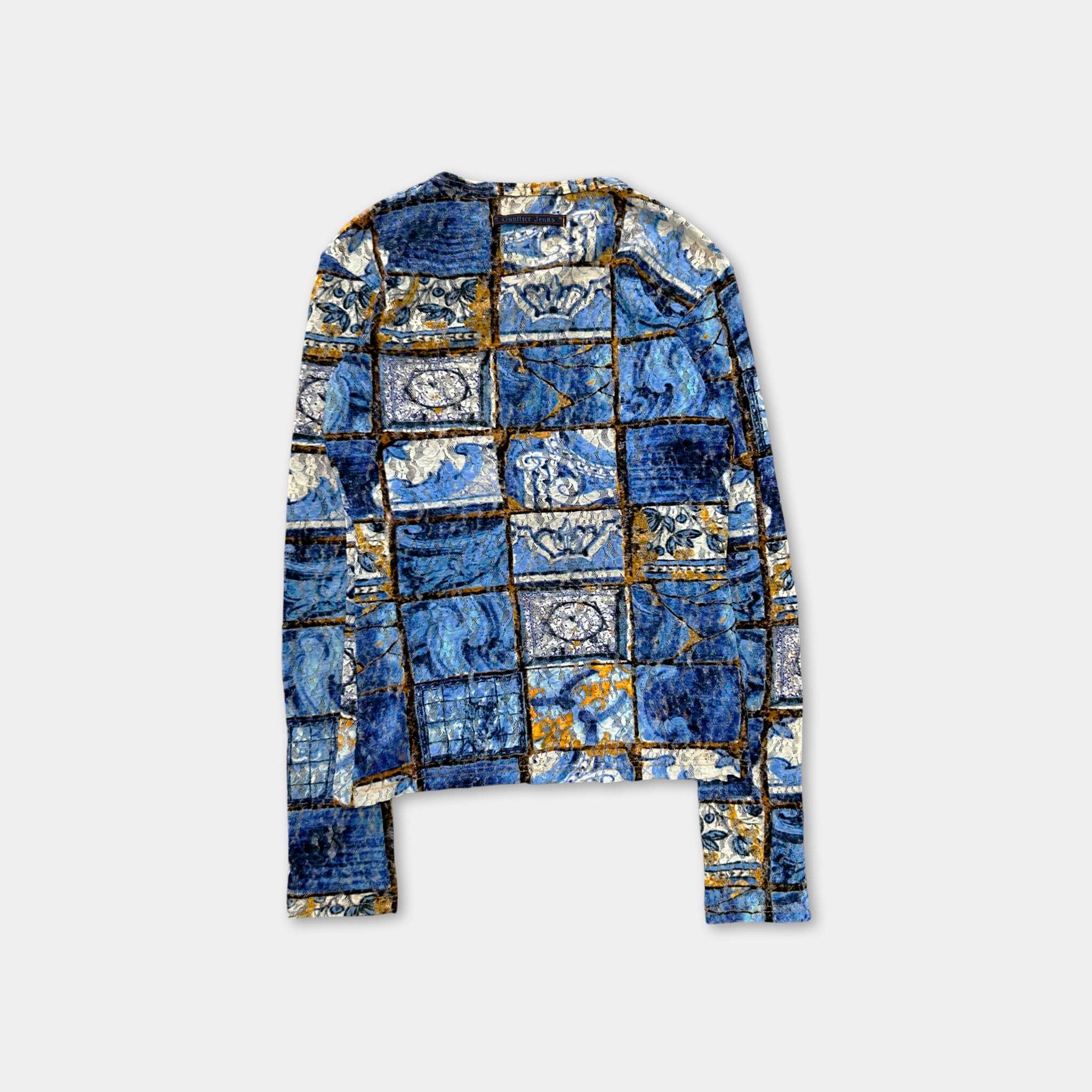 Jean Paul Gaultier 90's Floral Mesh Longsleeve