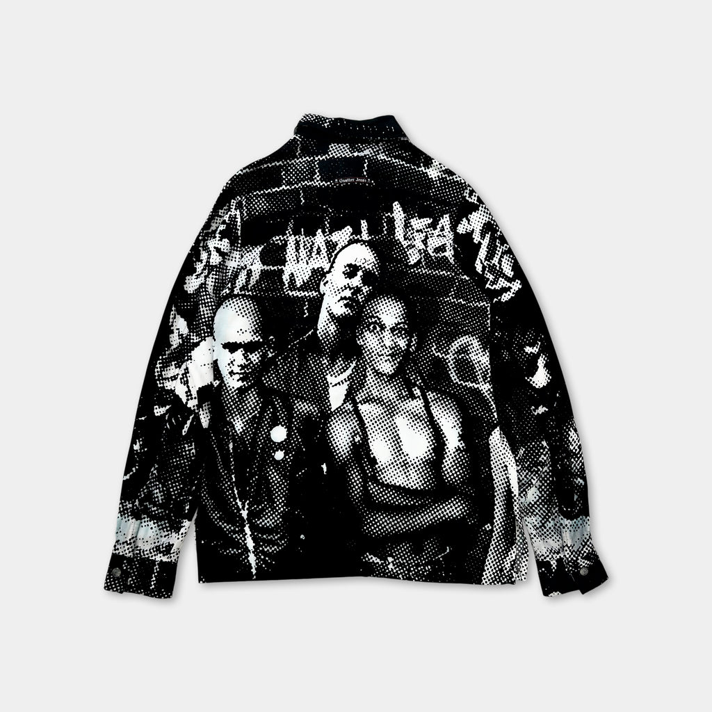 Jean Paul Gaultier 1997 "F*ck Racism" Print Shirt