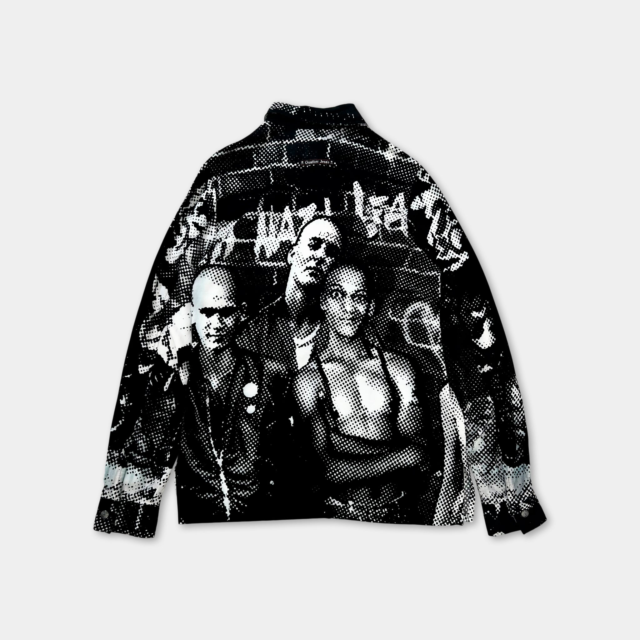 Jean Paul Gaultier 1997 "F*ck Racism" Print Shirt