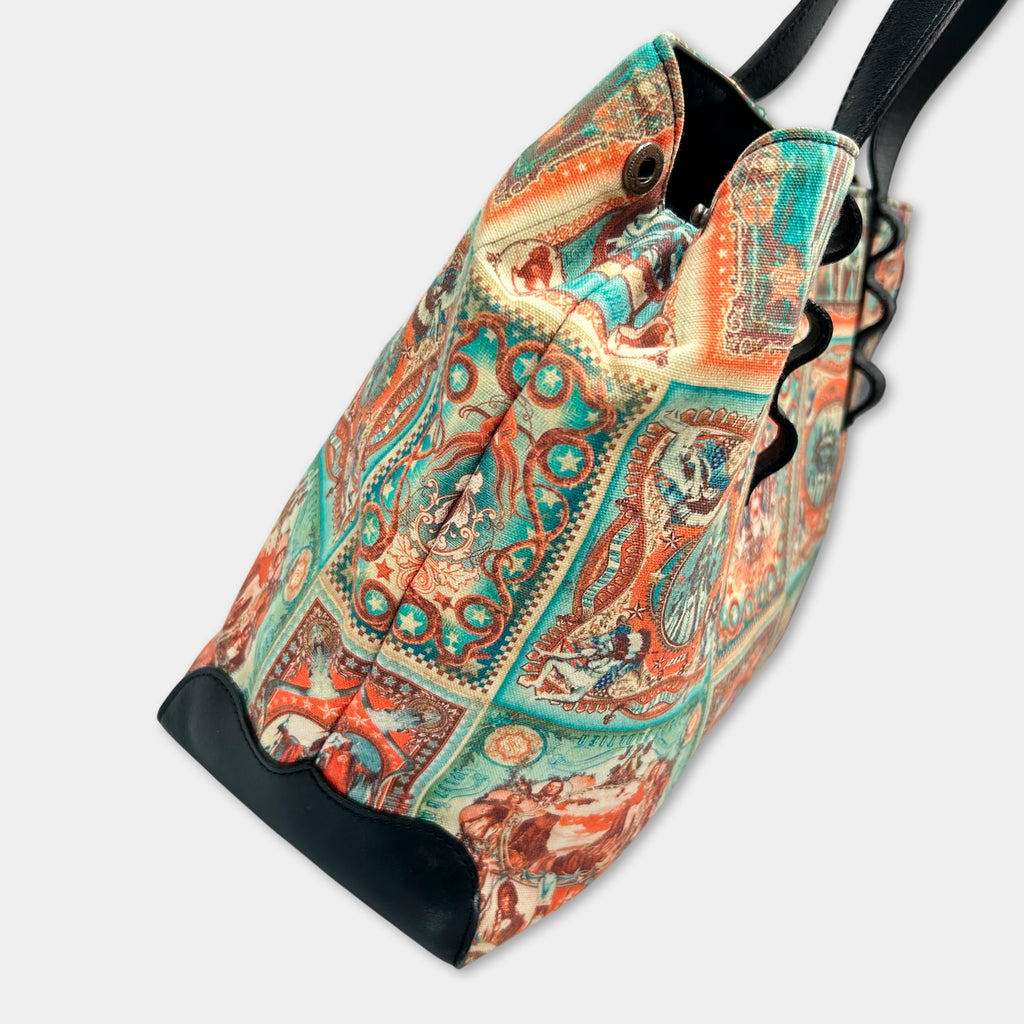 Jean Paul Gaultier 1996 Native Print Bag