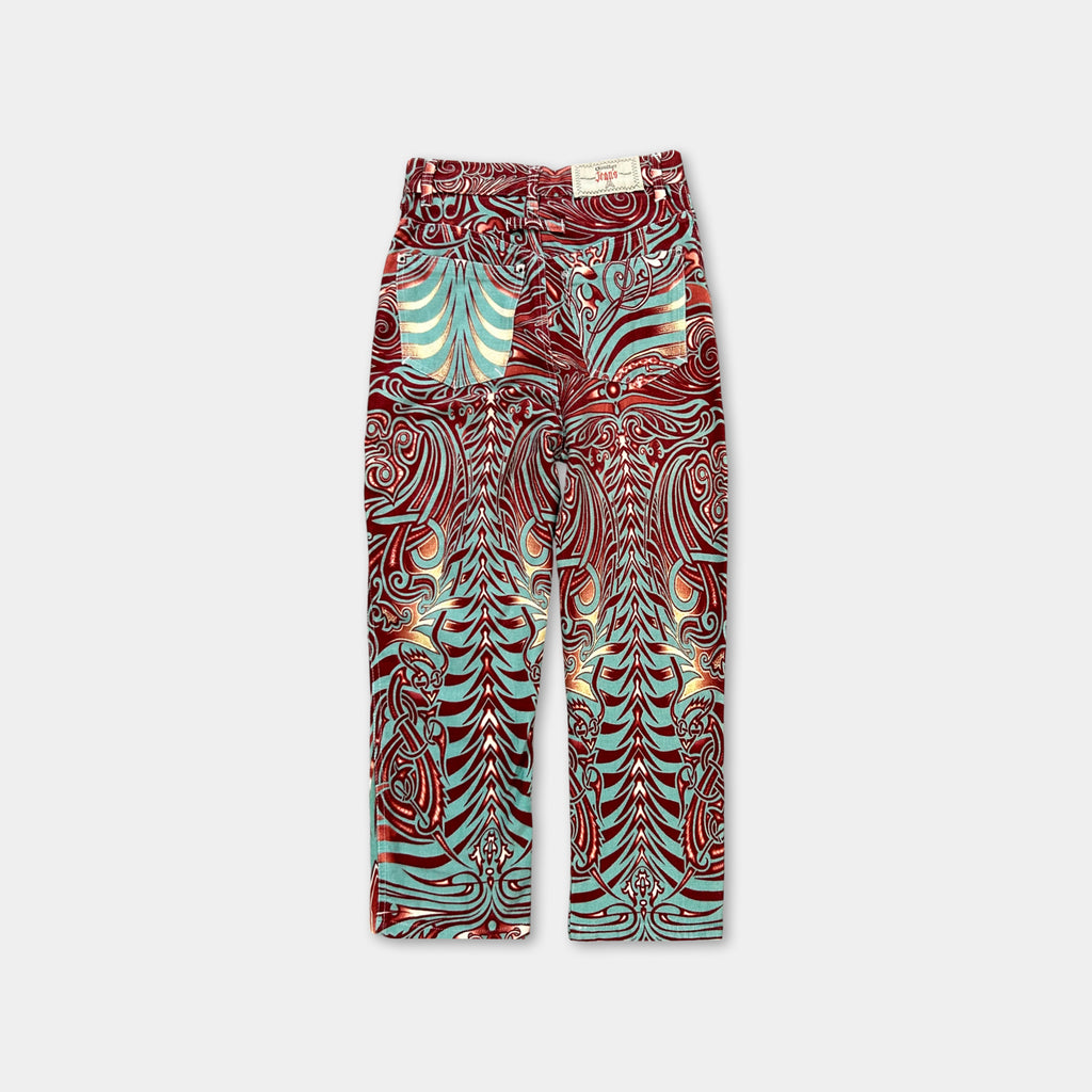 Jean Paul Gaultier 2000's Tribal Pattern Pants