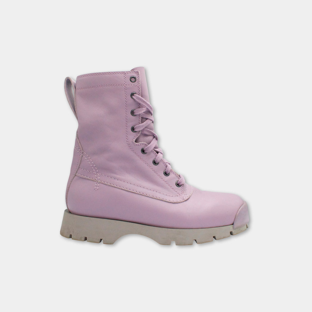 Jil Sander Lavender Soft Leather Boots