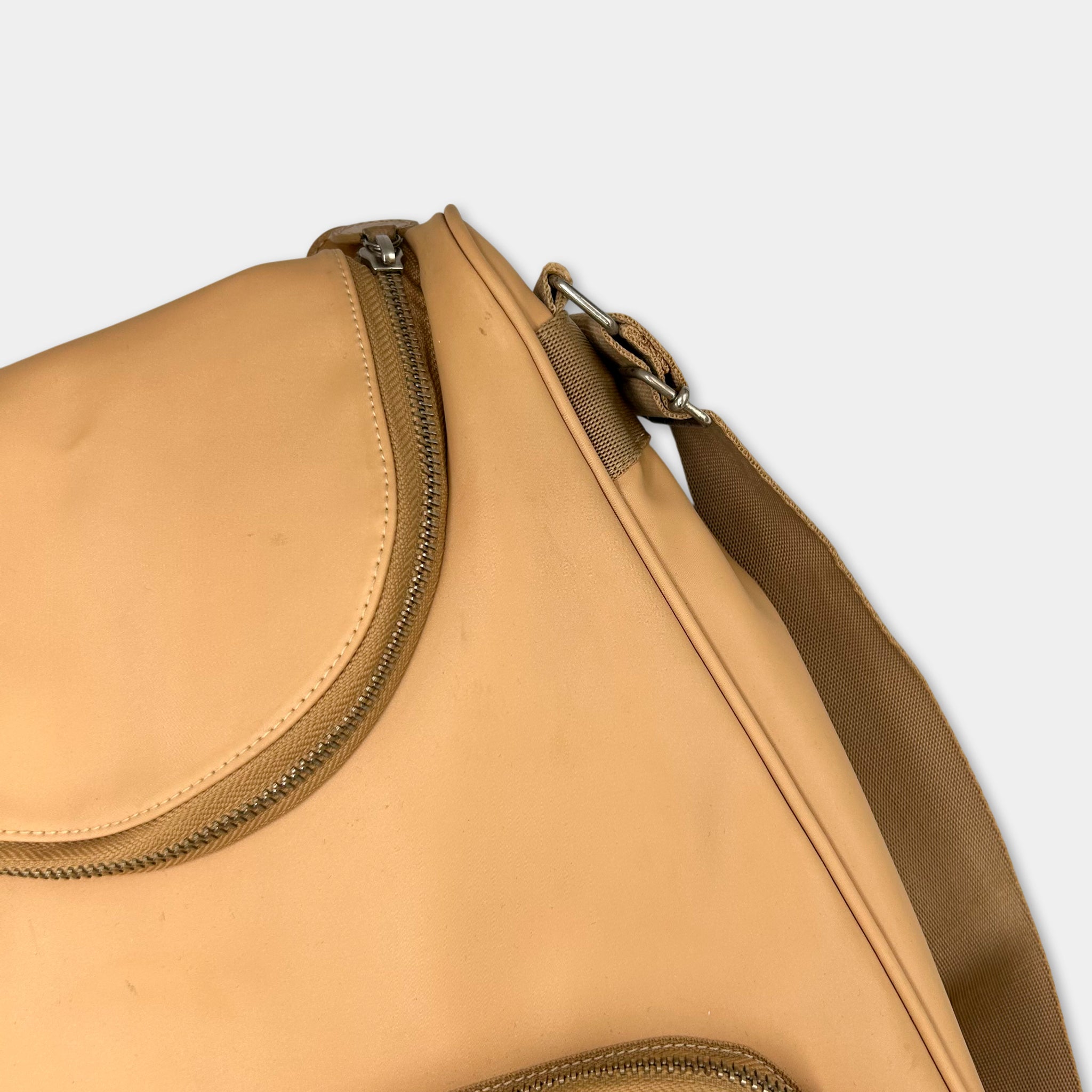 Jean Paul Gaultier 90s Beige Nylon Crossbody Bag