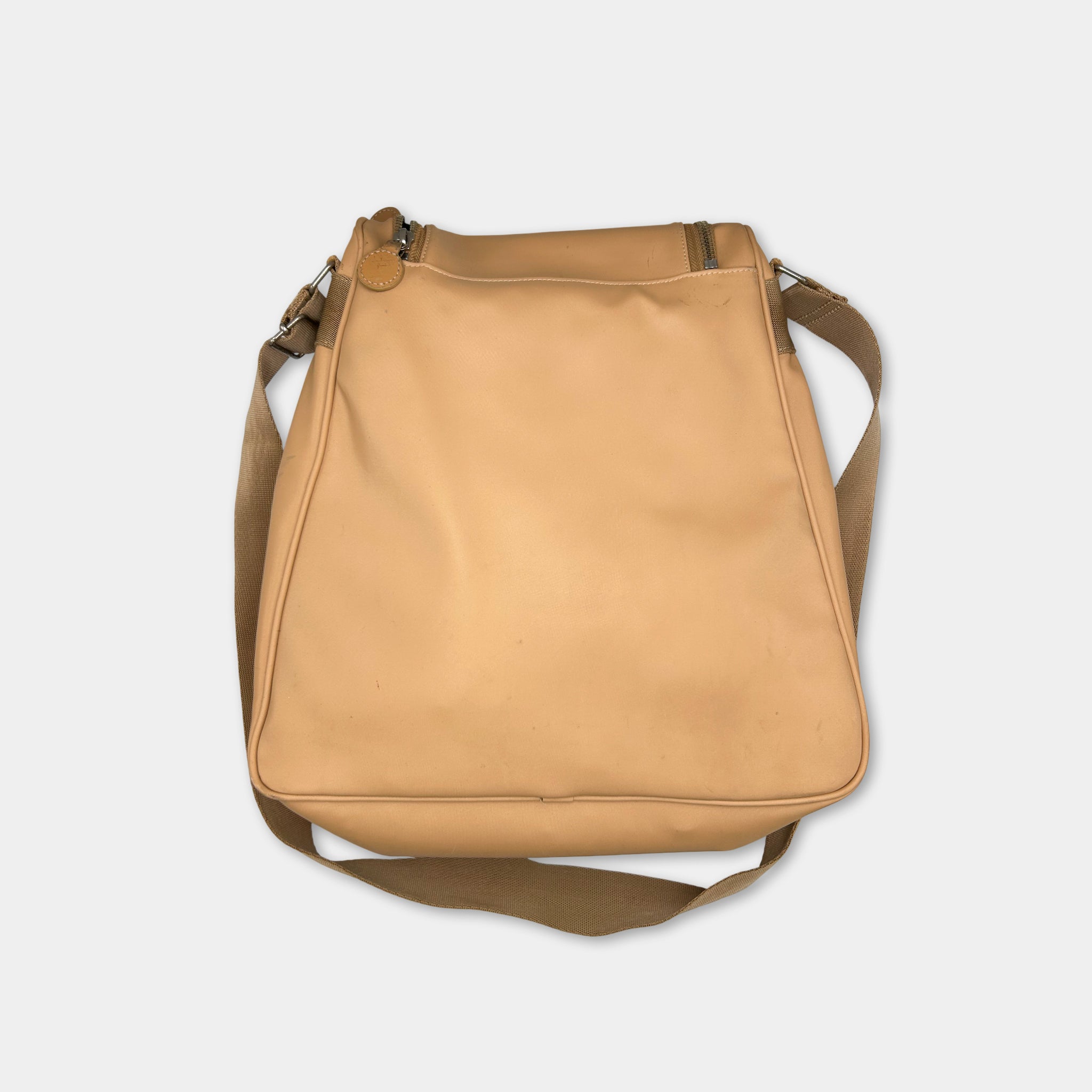Jean Paul Gaultier 90s Beige Nylon Crossbody Bag