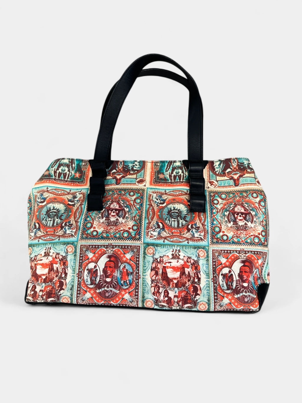 Jean Paul Gaultier 1996 Native Print Bag