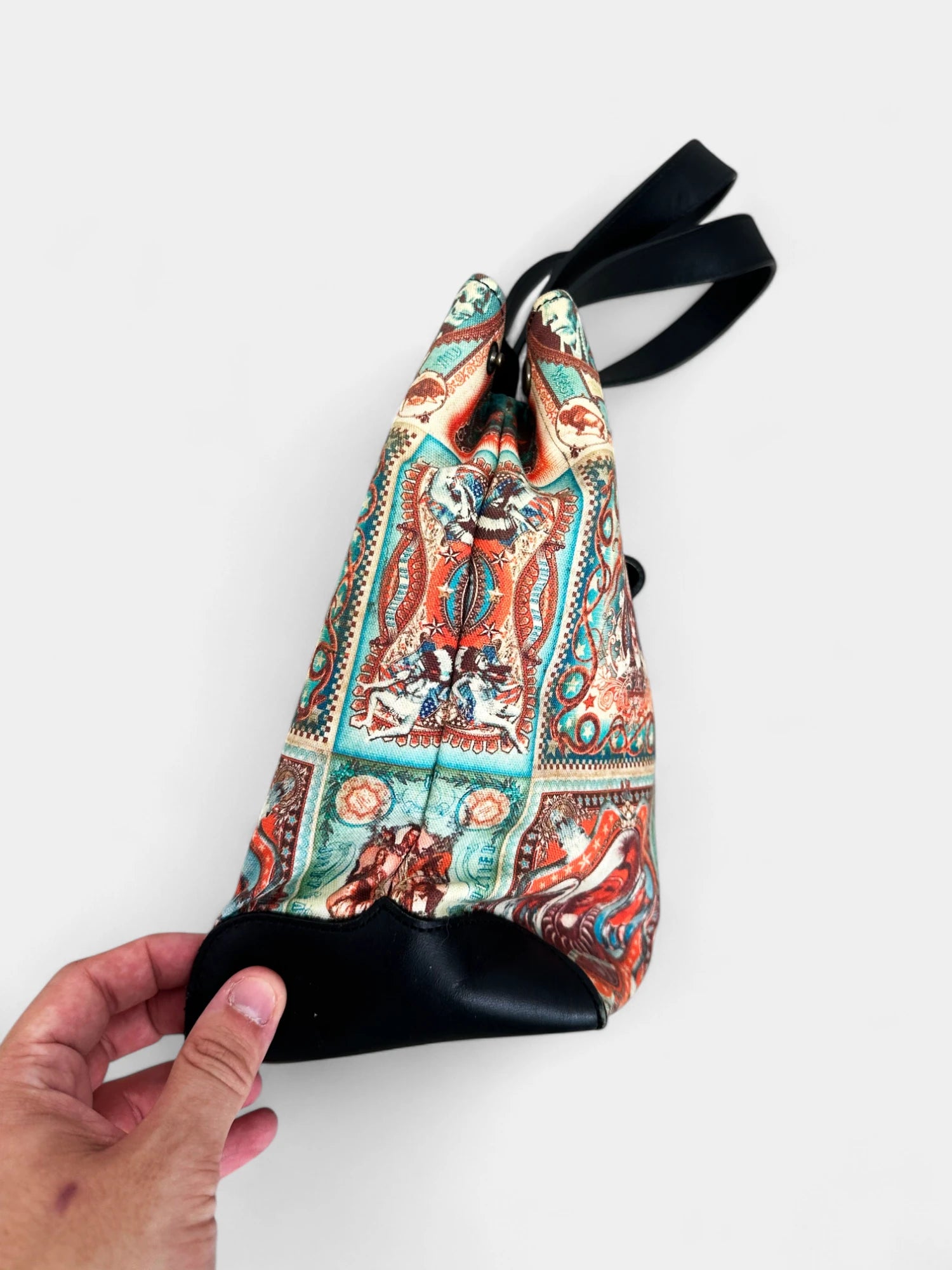 Jean Paul Gaultier 1996 Native Print Bag
