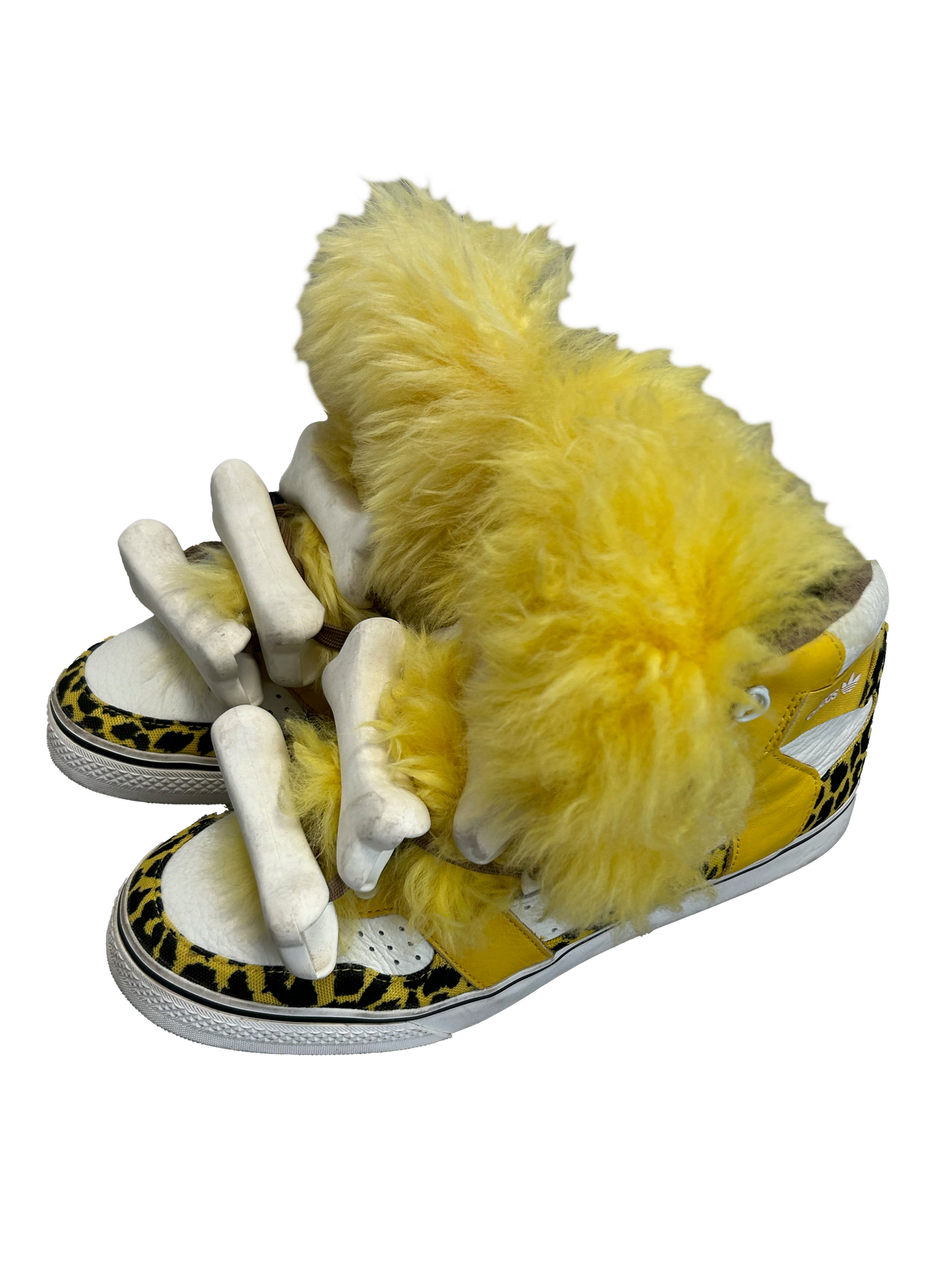 Adidas Jeremy Scott "Bones Fur Leopard" Sneakers (43)