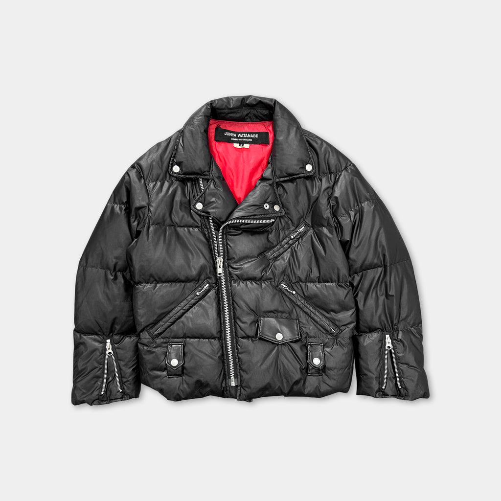 Junya Watanabe Quilted Black Biker Puff Jacket