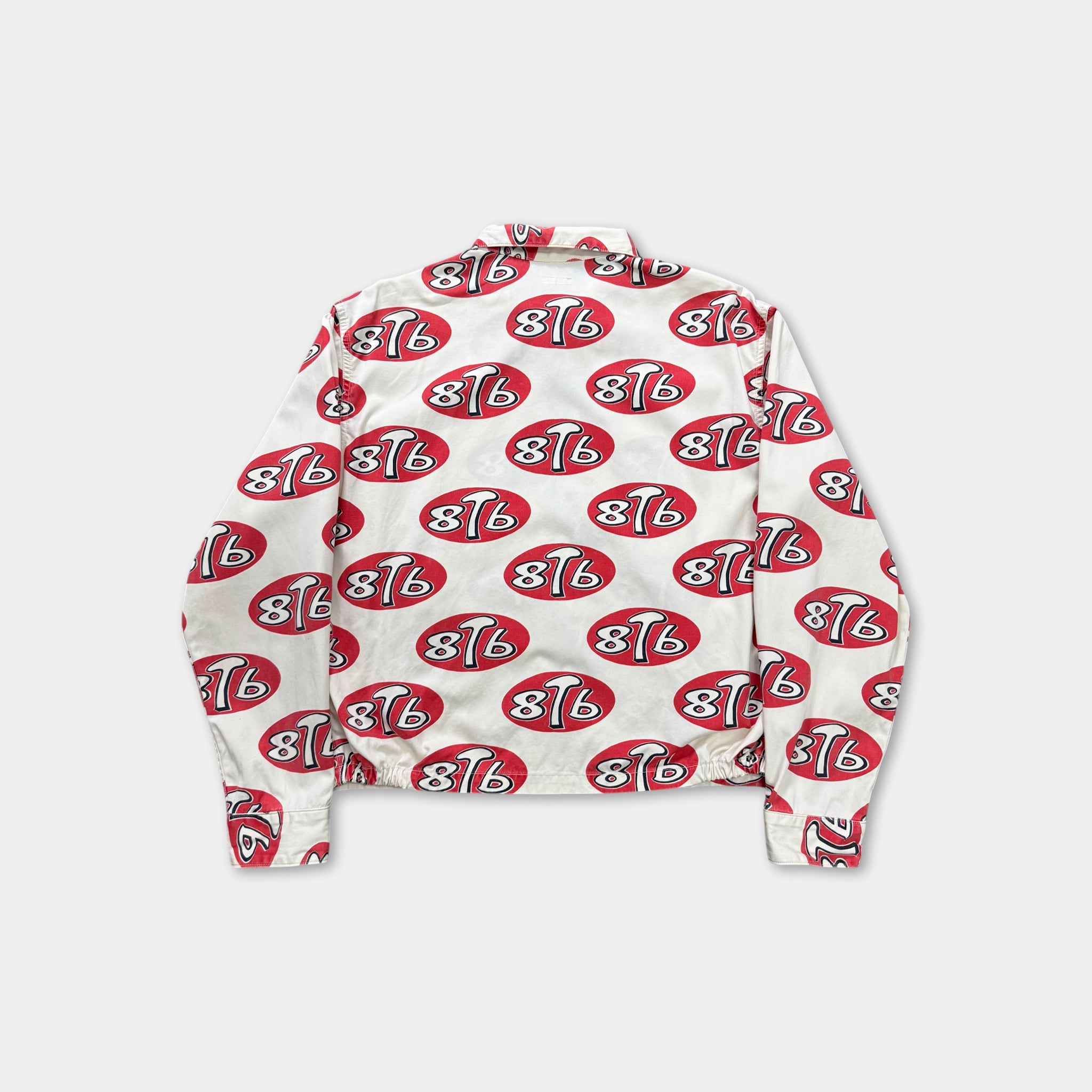 Kapital '8T6' Print Logo Trucker Zip Jacket