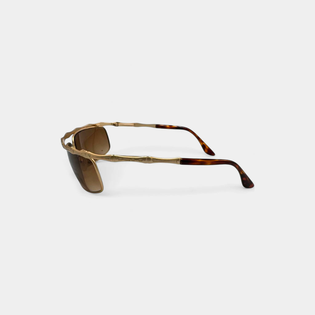 Katherine Hamnett Gold Bamboo Sunglasses
