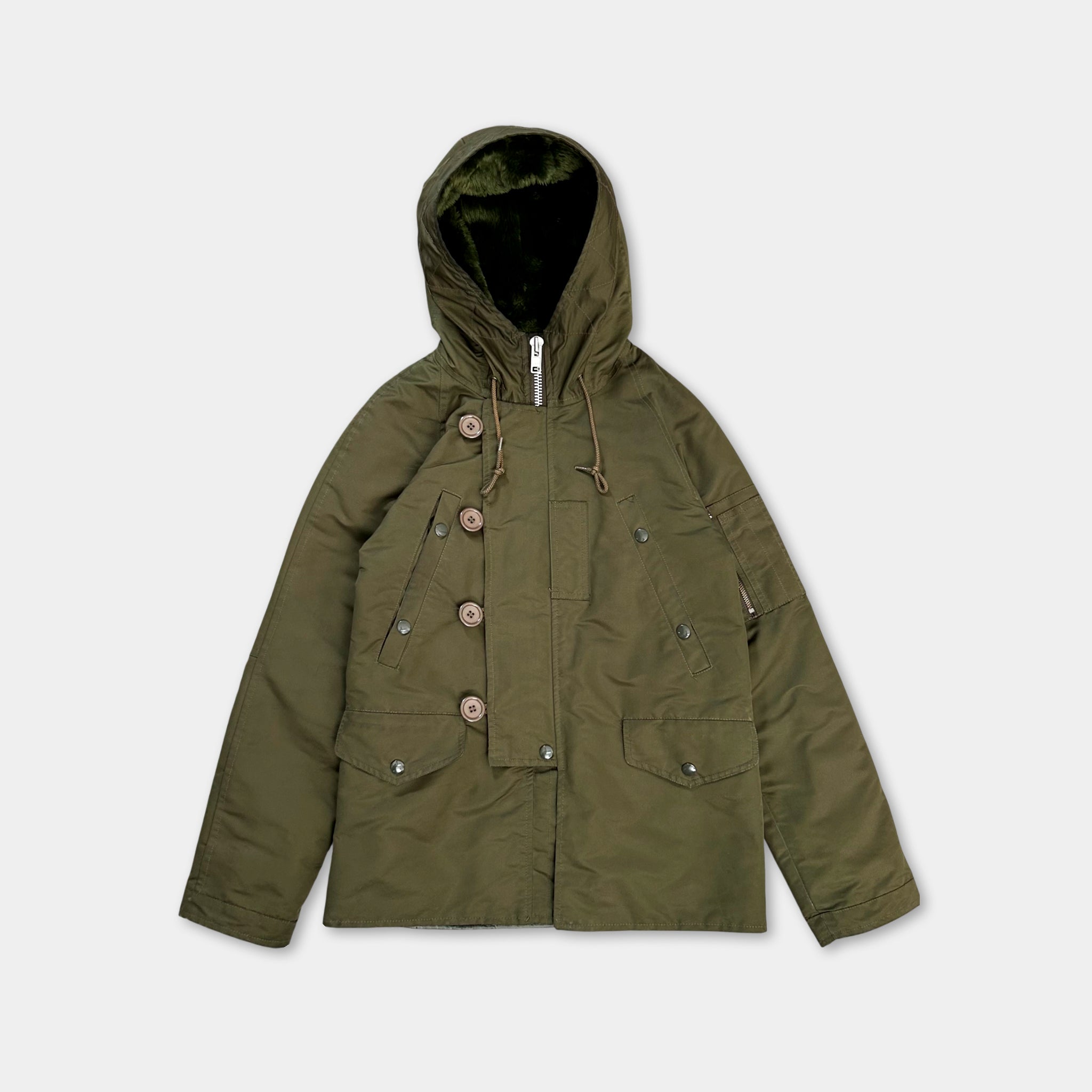Lad Musician Explorer Green Parka Jacket