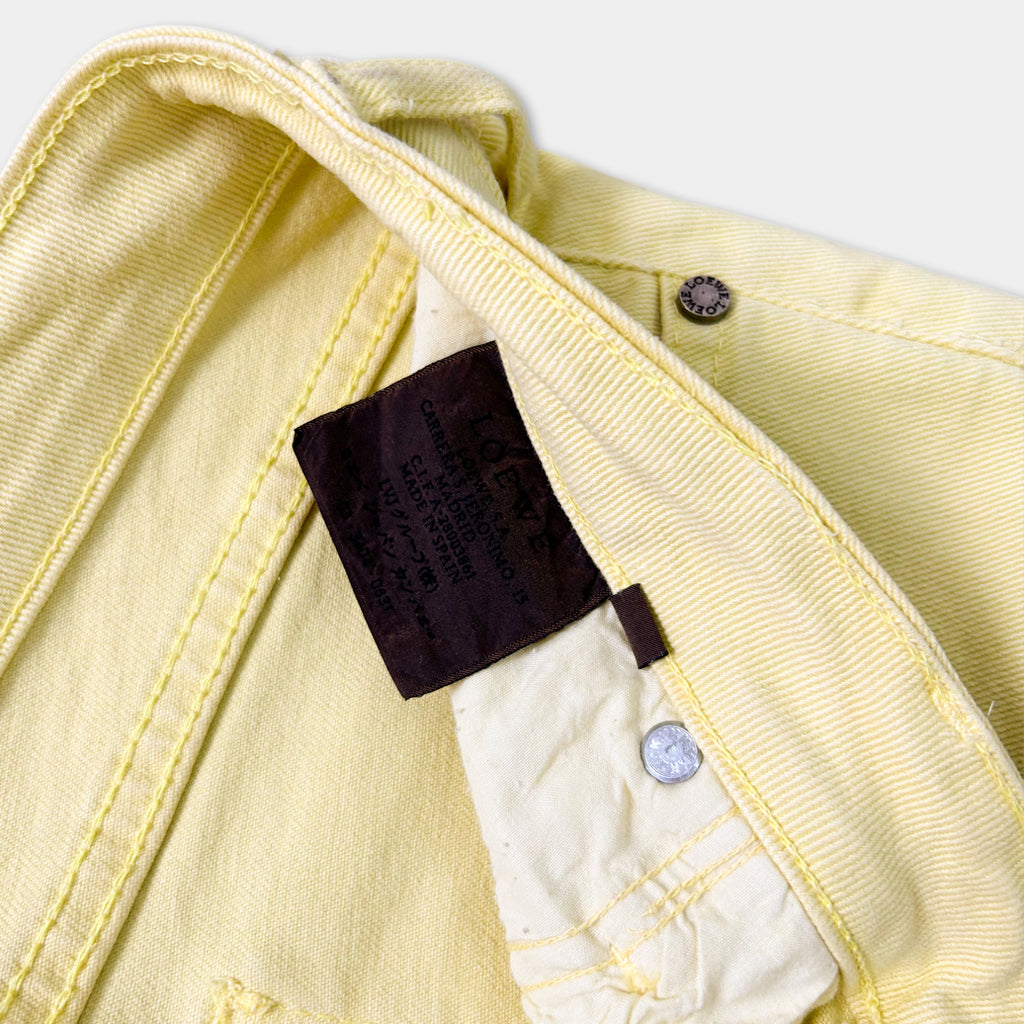Loewe Yellow Straight Jeans