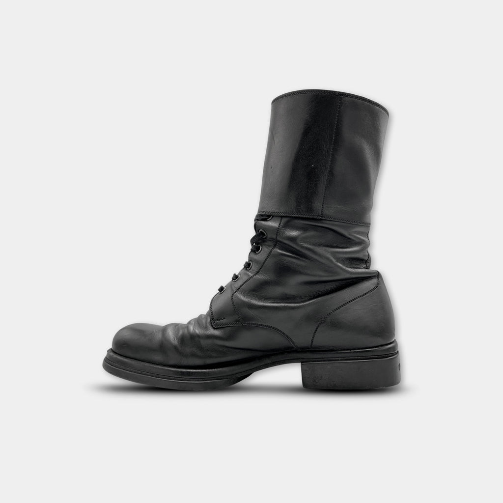 Louis Vuitton 2011 Double Buckle Combat Boots