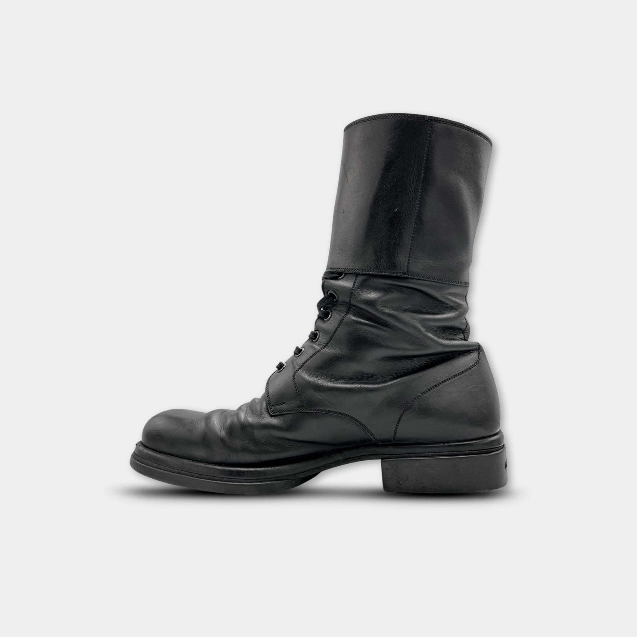 Louis Vuitton 2011 Double Buckle Combat Boots
